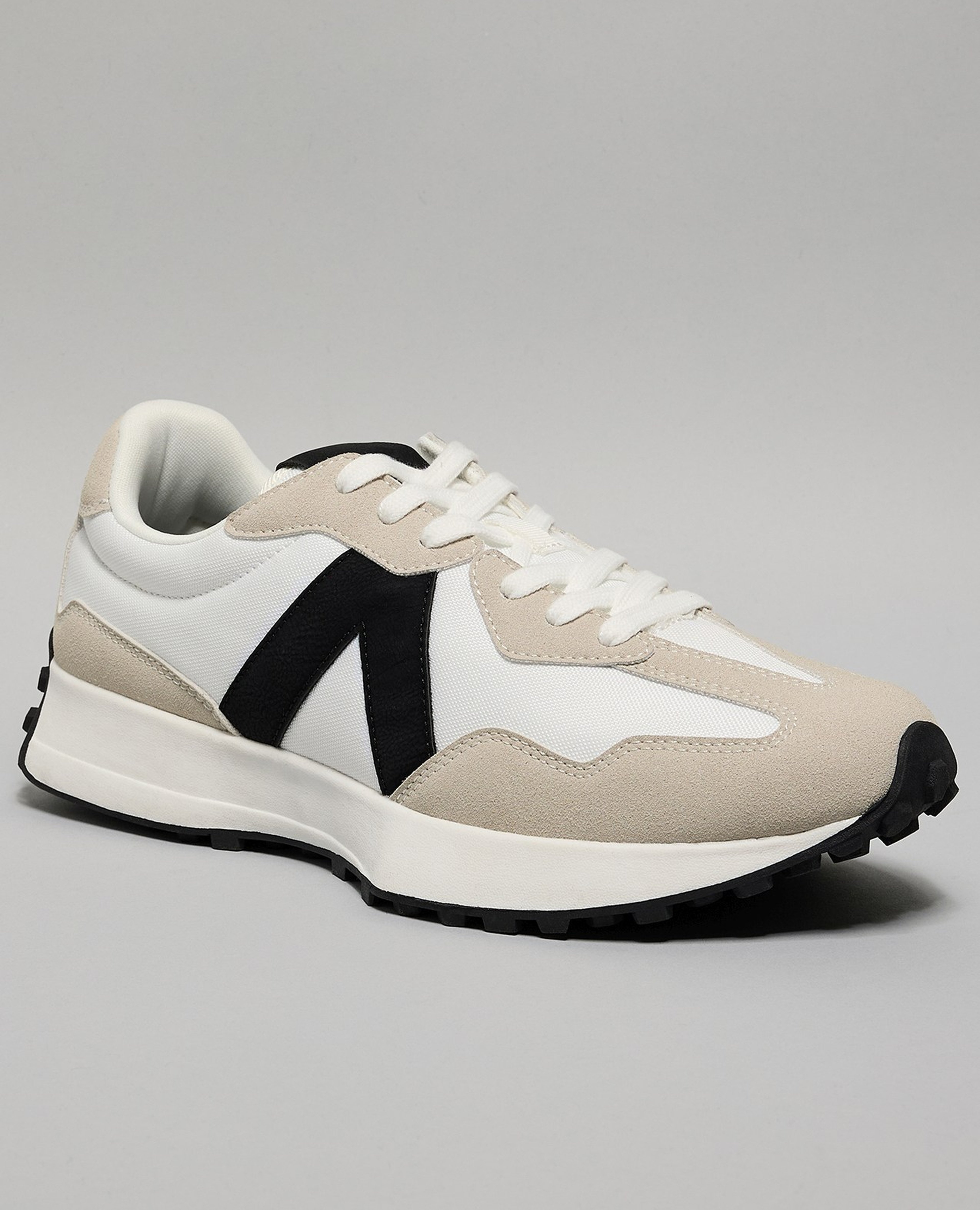 Color Block Lace Up Sneakers