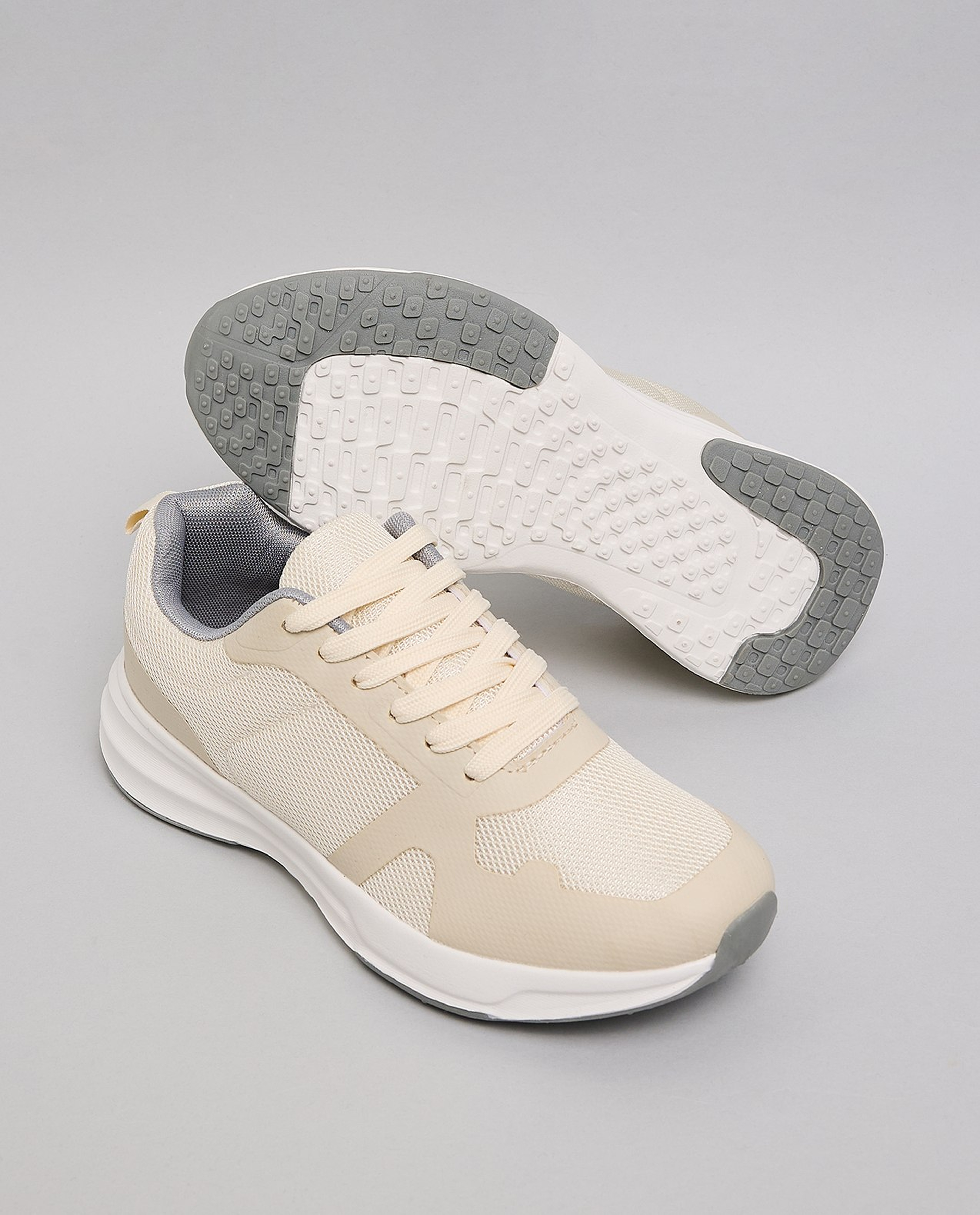 Solid Lace Up Sneakers