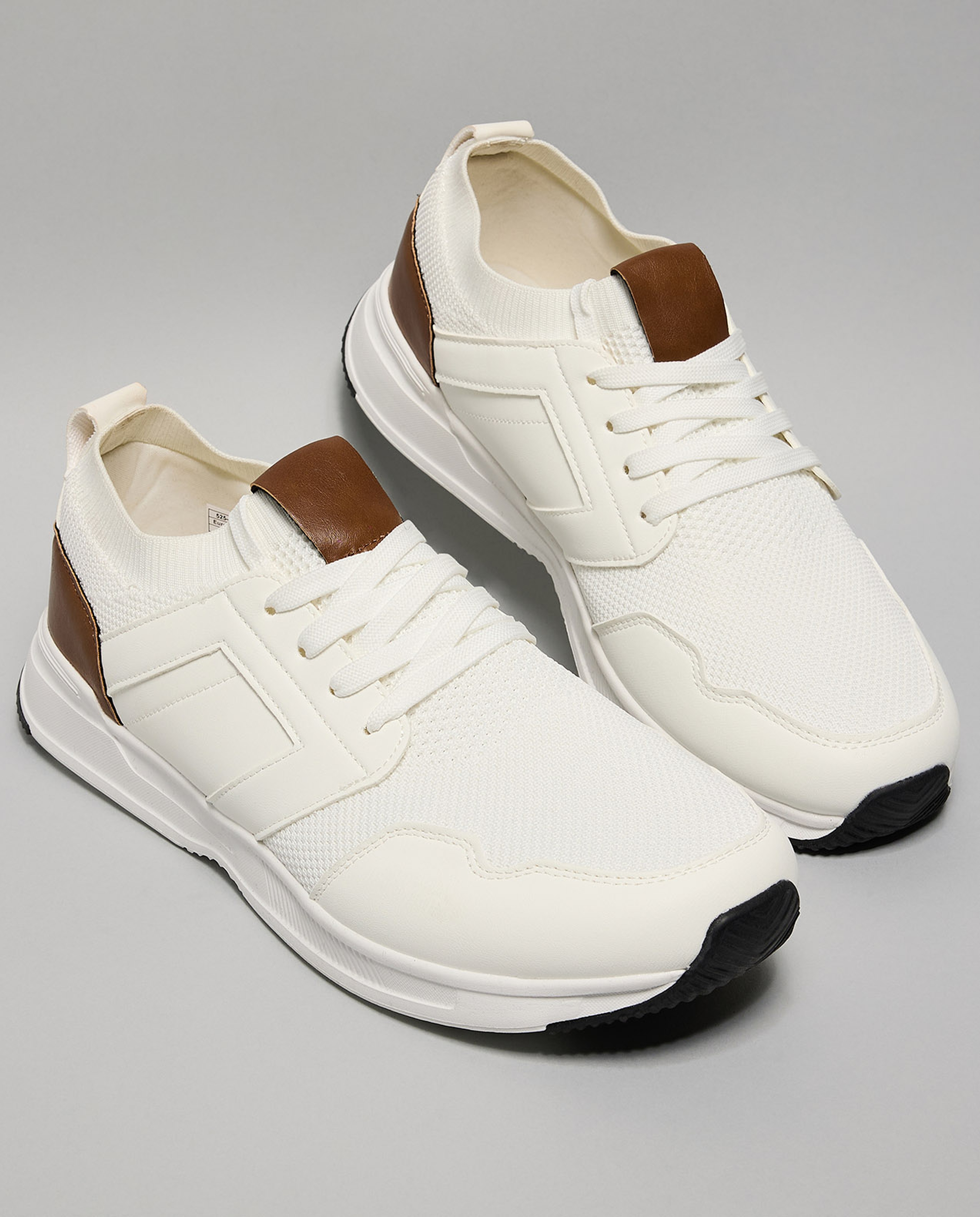 Color Block Lace Up Sneakers