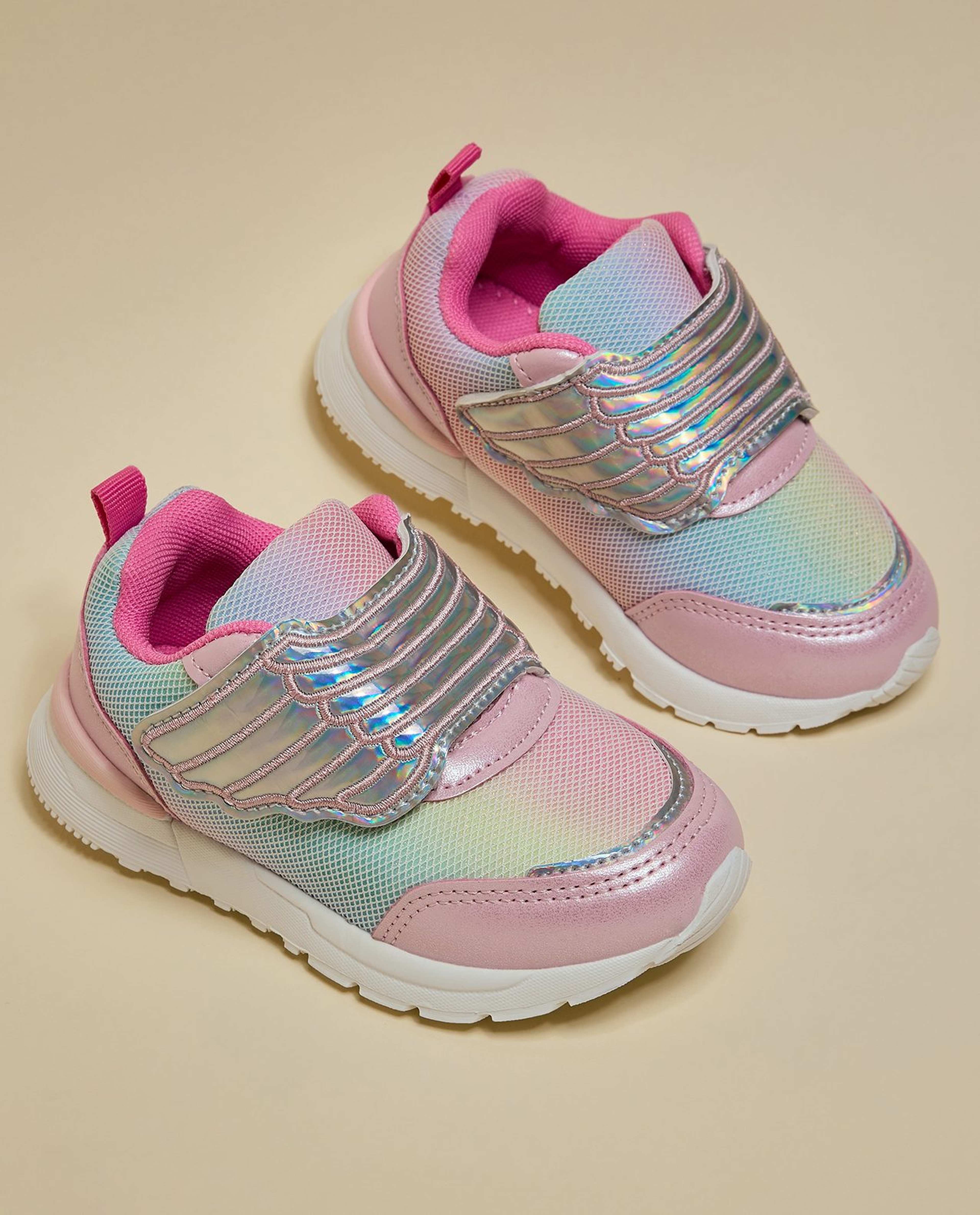 Textured Velcro Shoes