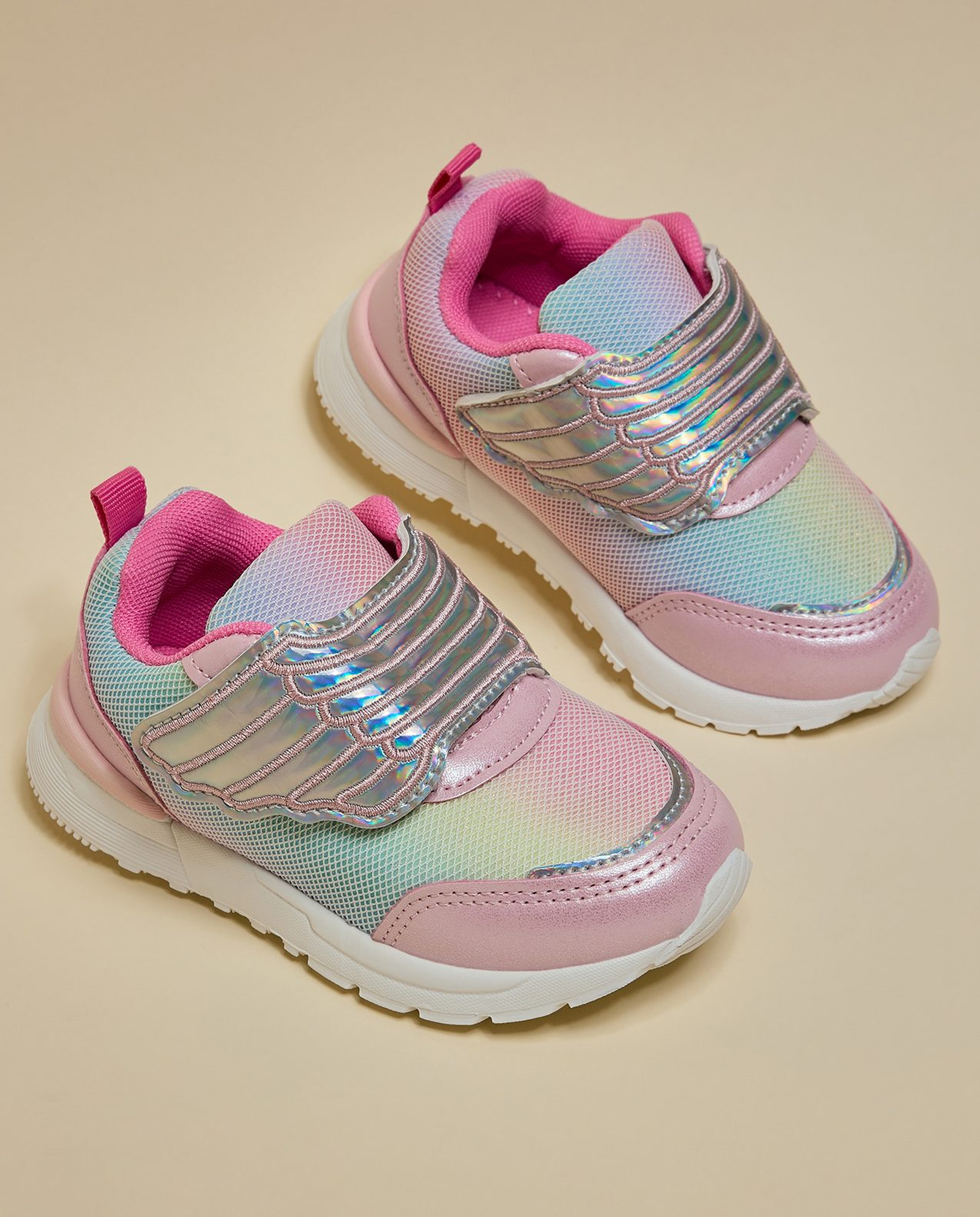 Textured Velcro Shoes