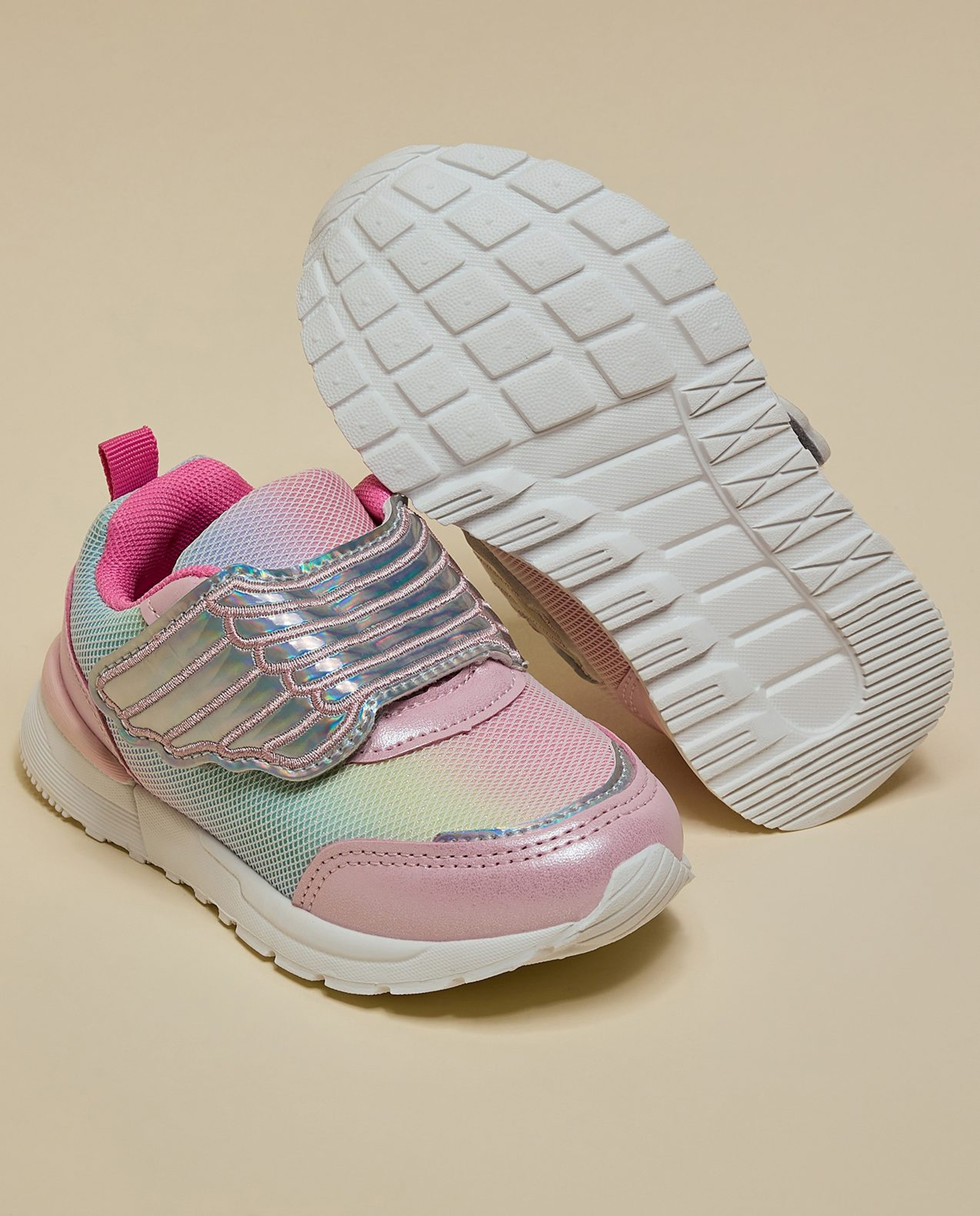 Textured Velcro Shoes