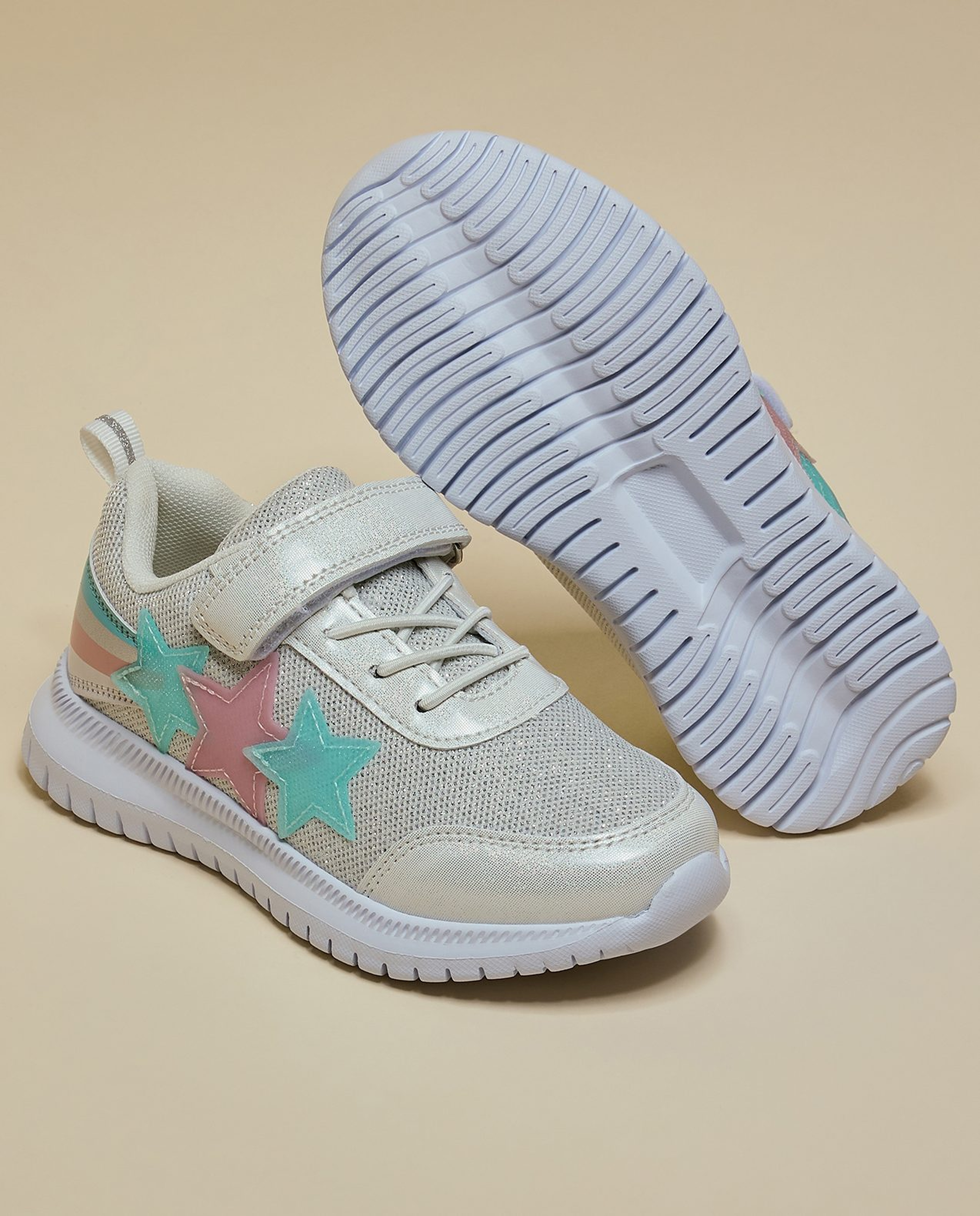 Appliqued Velcro Shoes