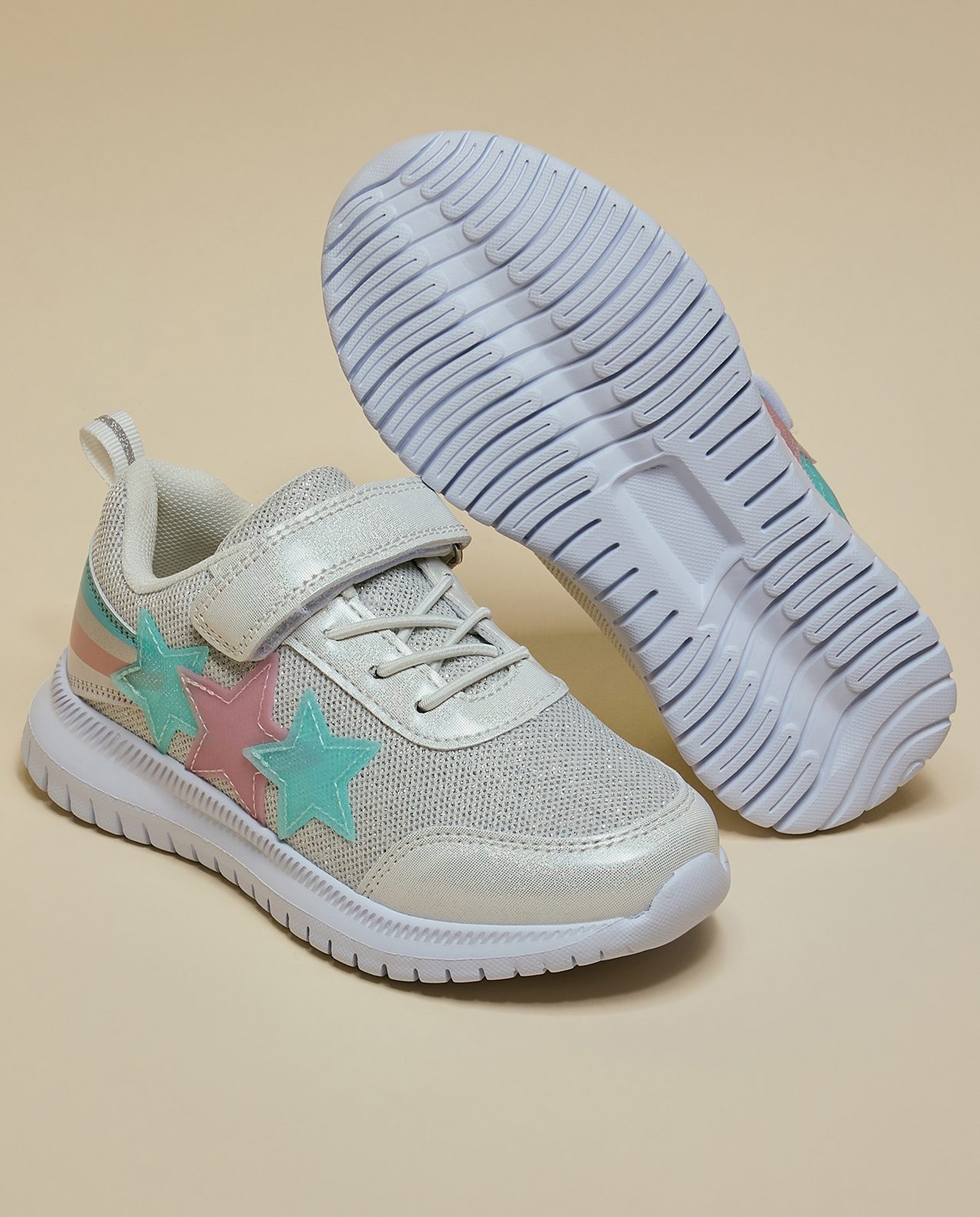 Appliqued Velcro Shoes