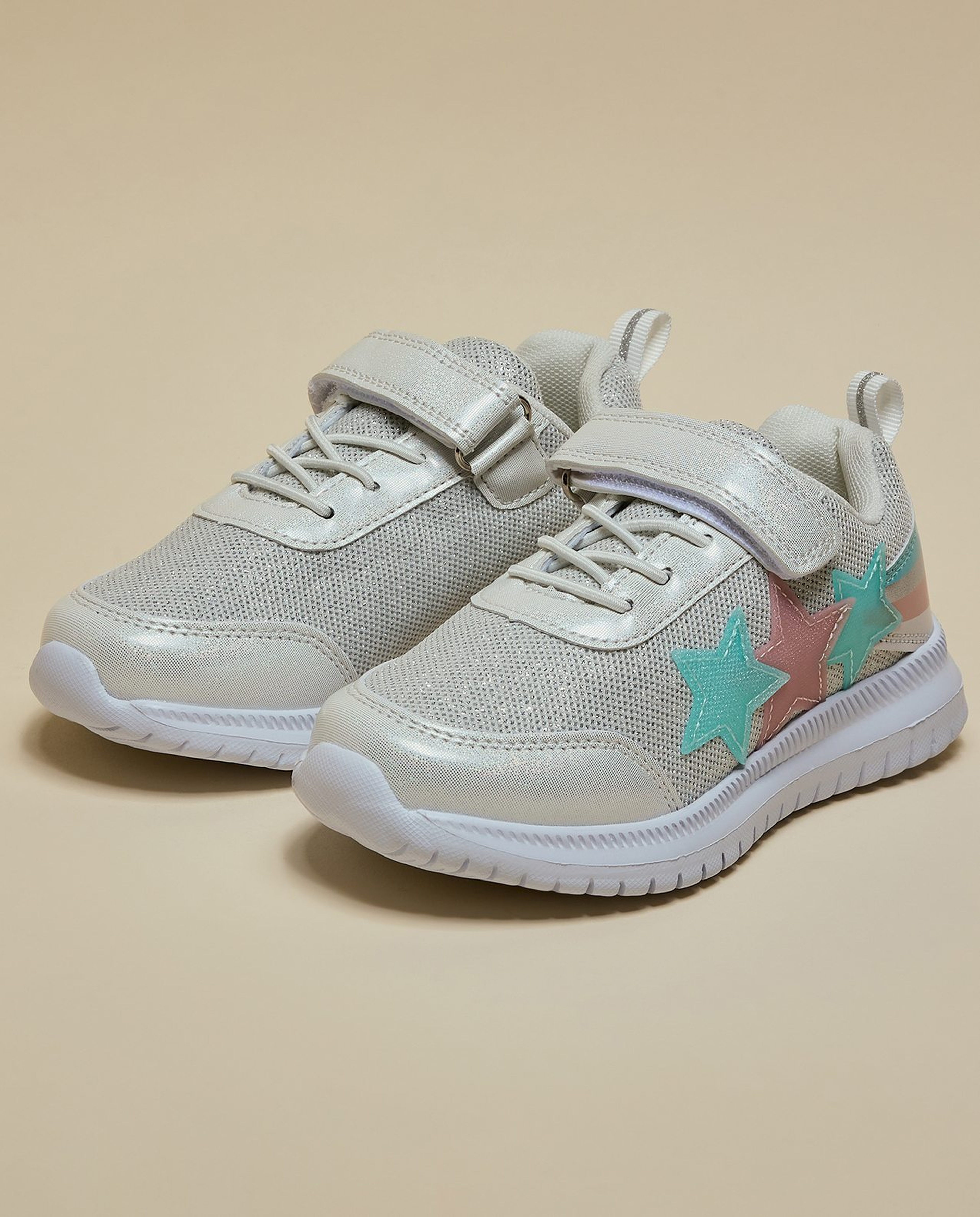 Appliqued Velcro Shoes