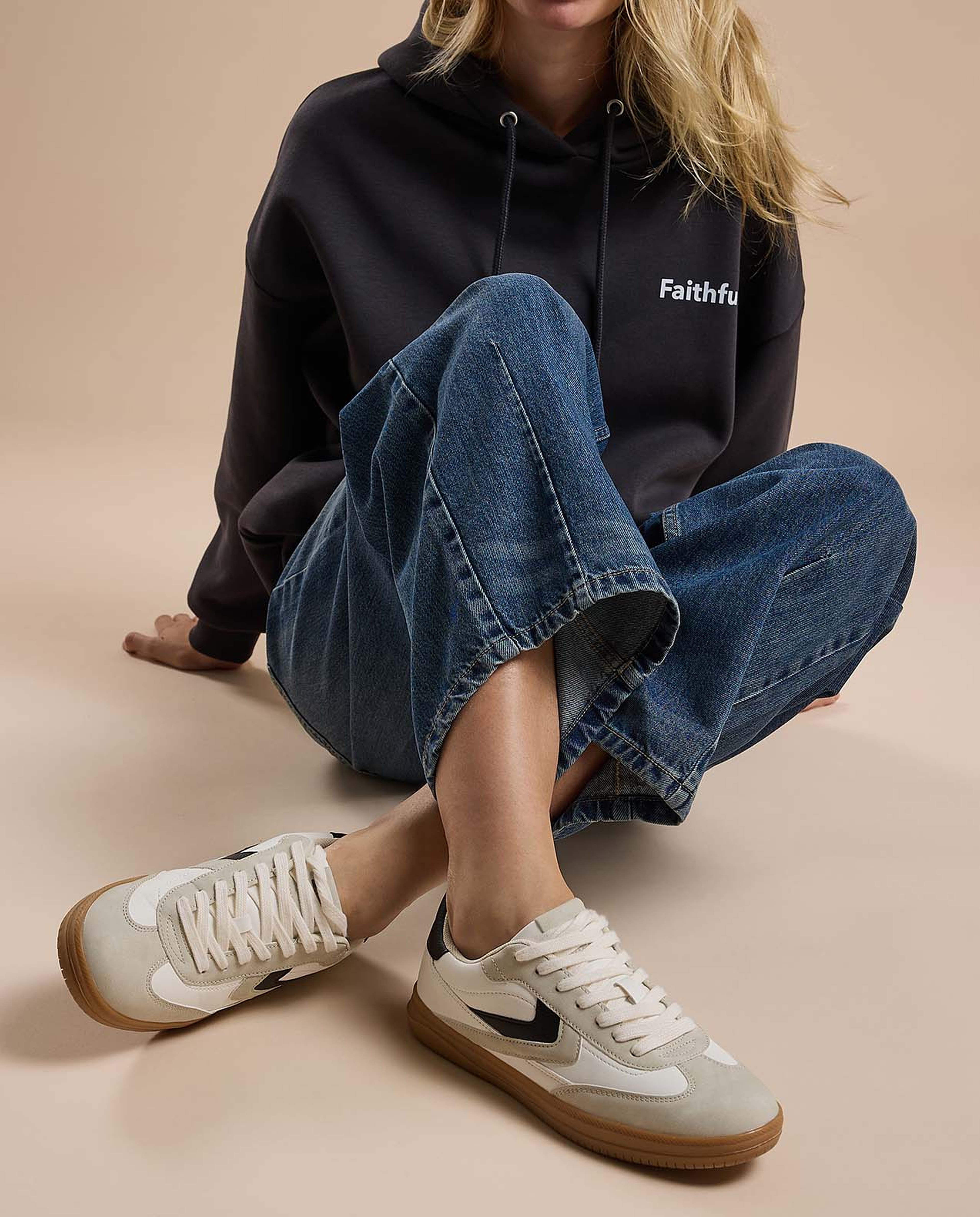 Color Block Lace Up Sneakers