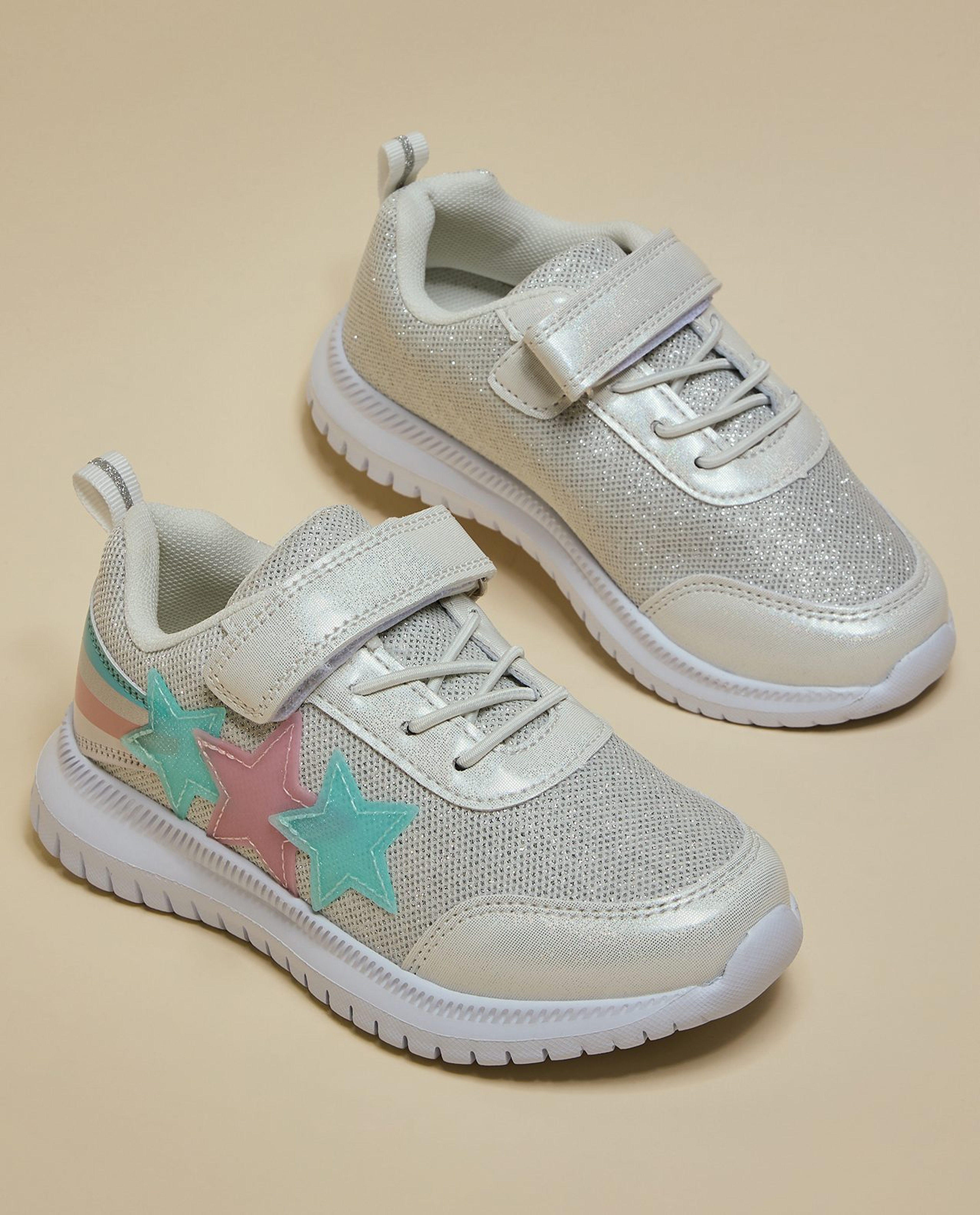 Appliqued Velcro Shoes