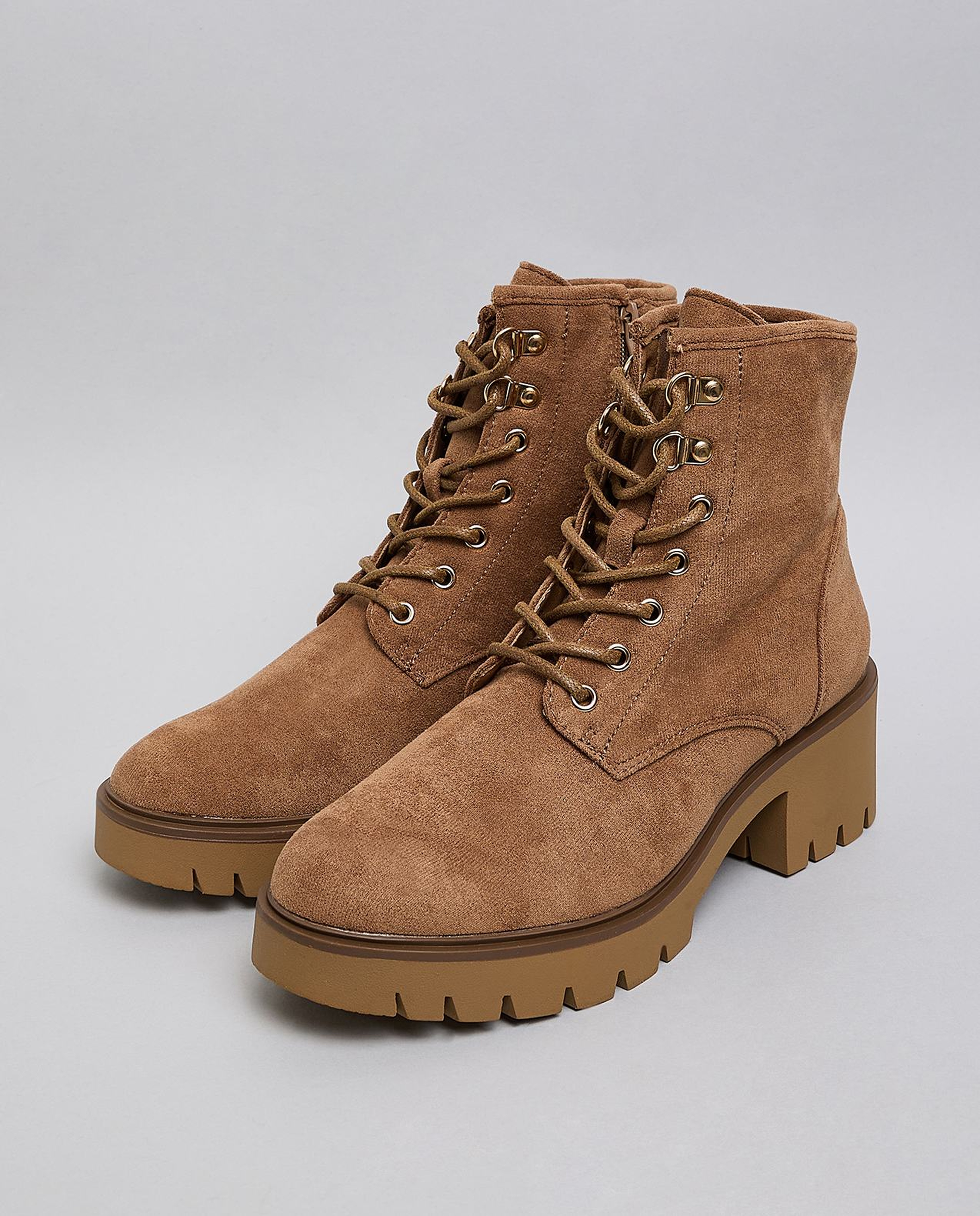 Textured Ankle Boots