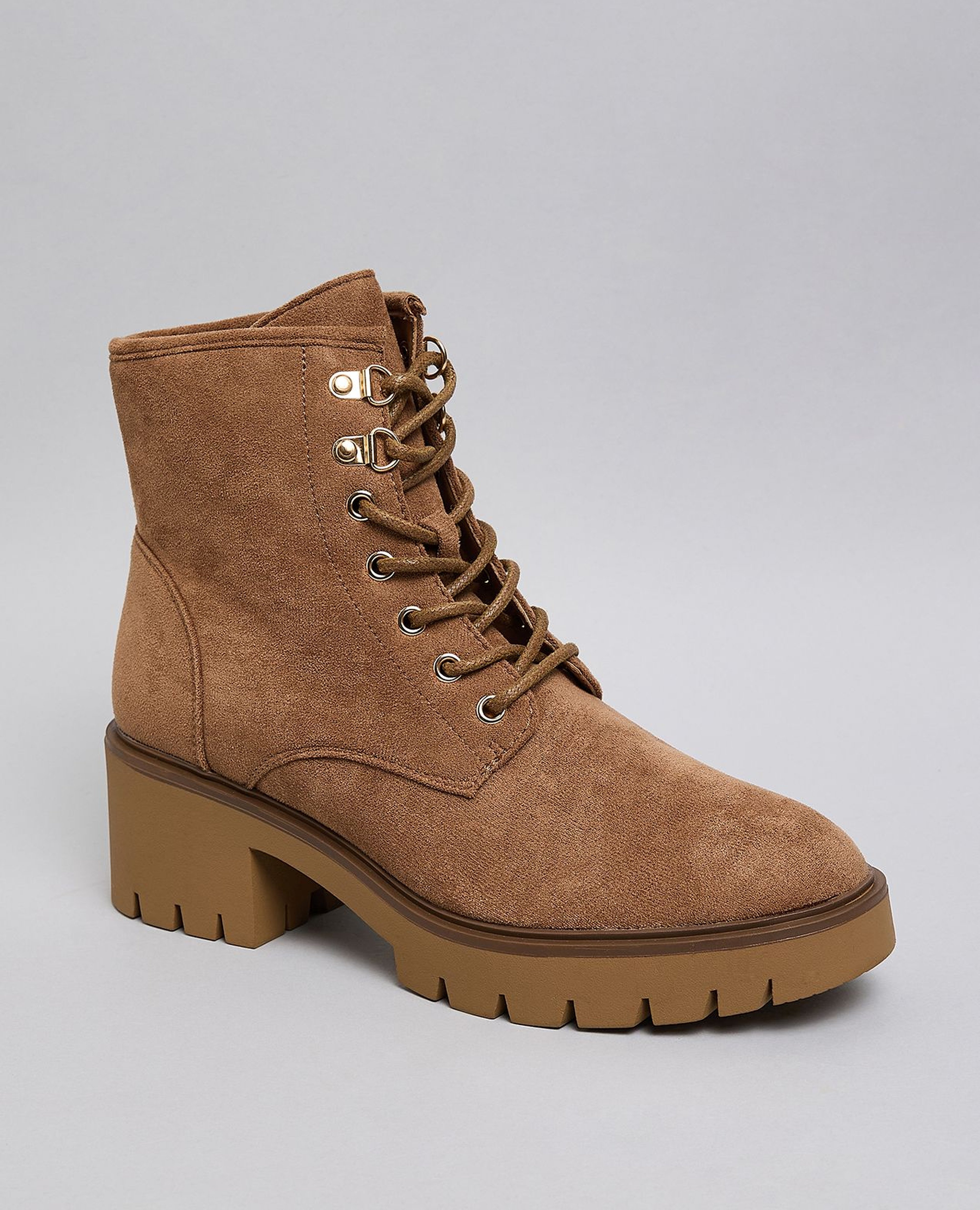 Textured Ankle Boots