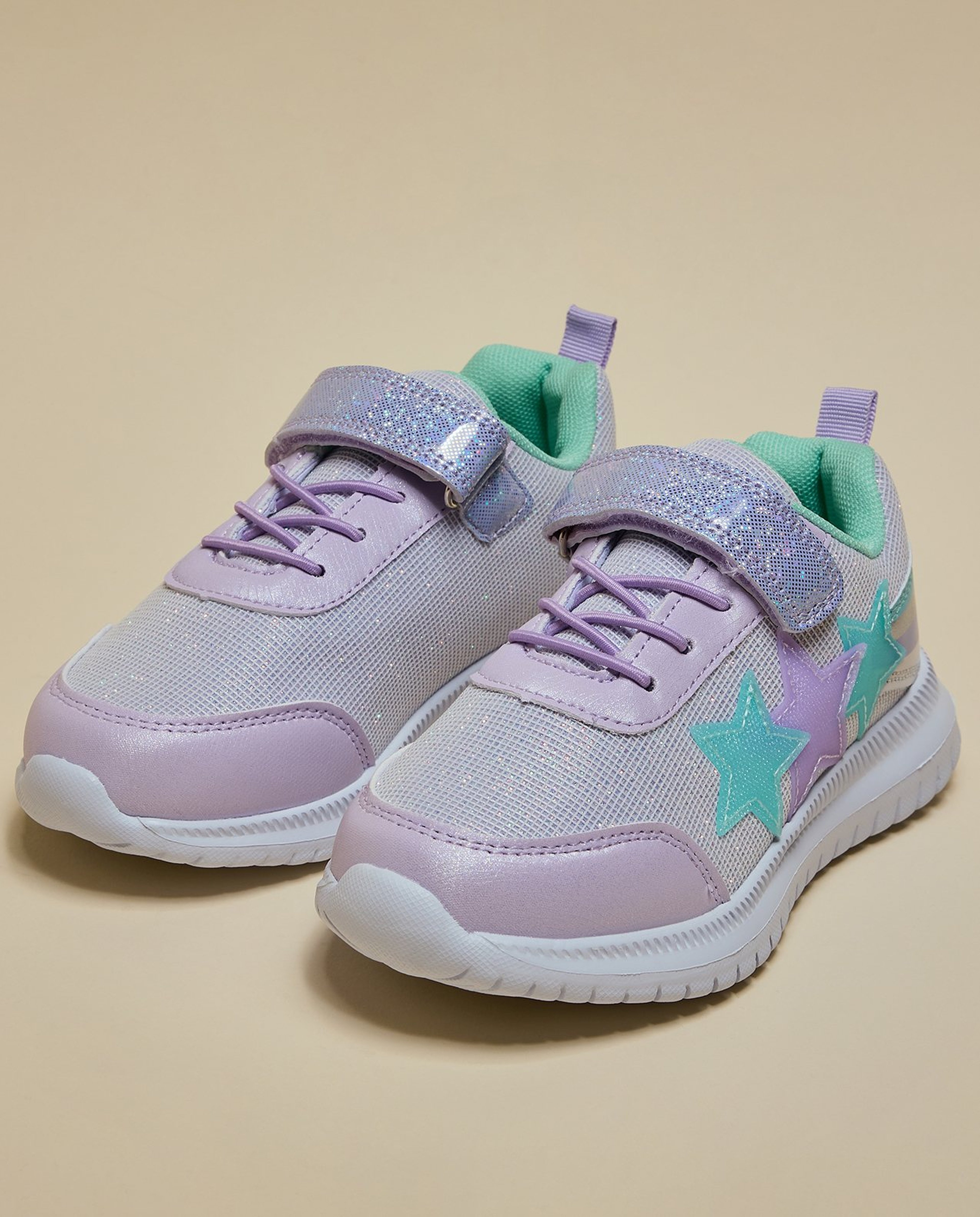 Appliqued Velcro Shoes