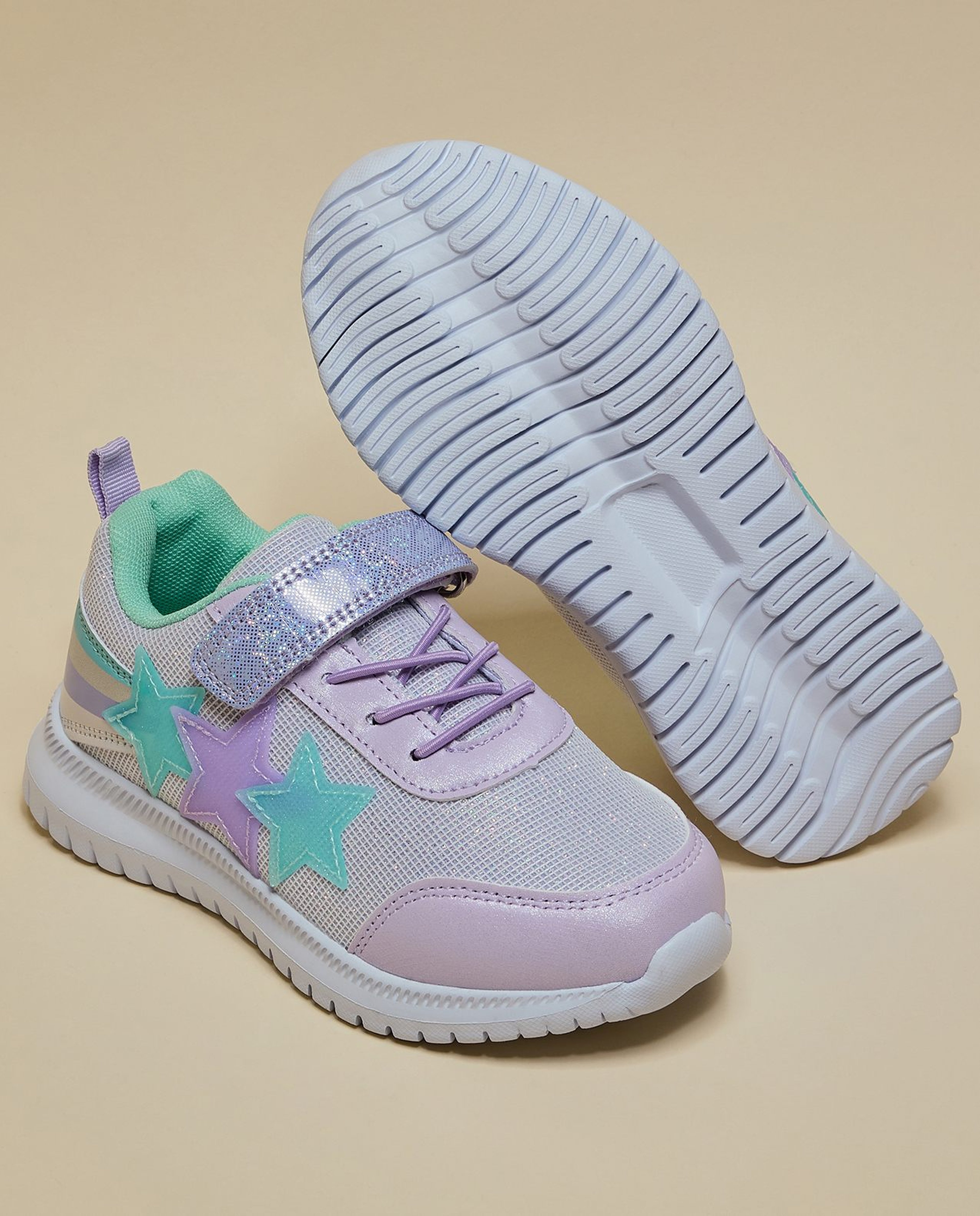 Appliqued Velcro Shoes