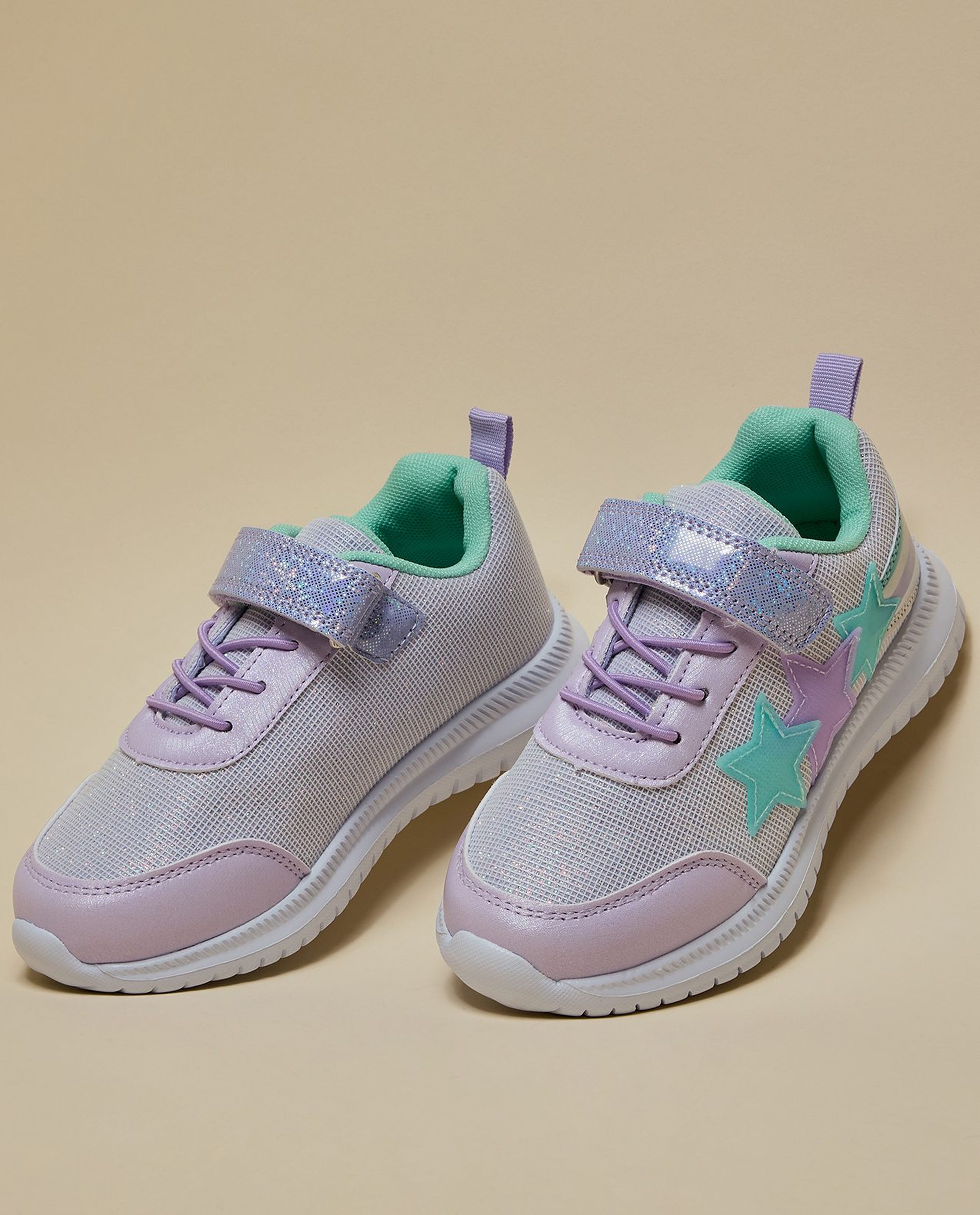 Appliqued Velcro Shoes