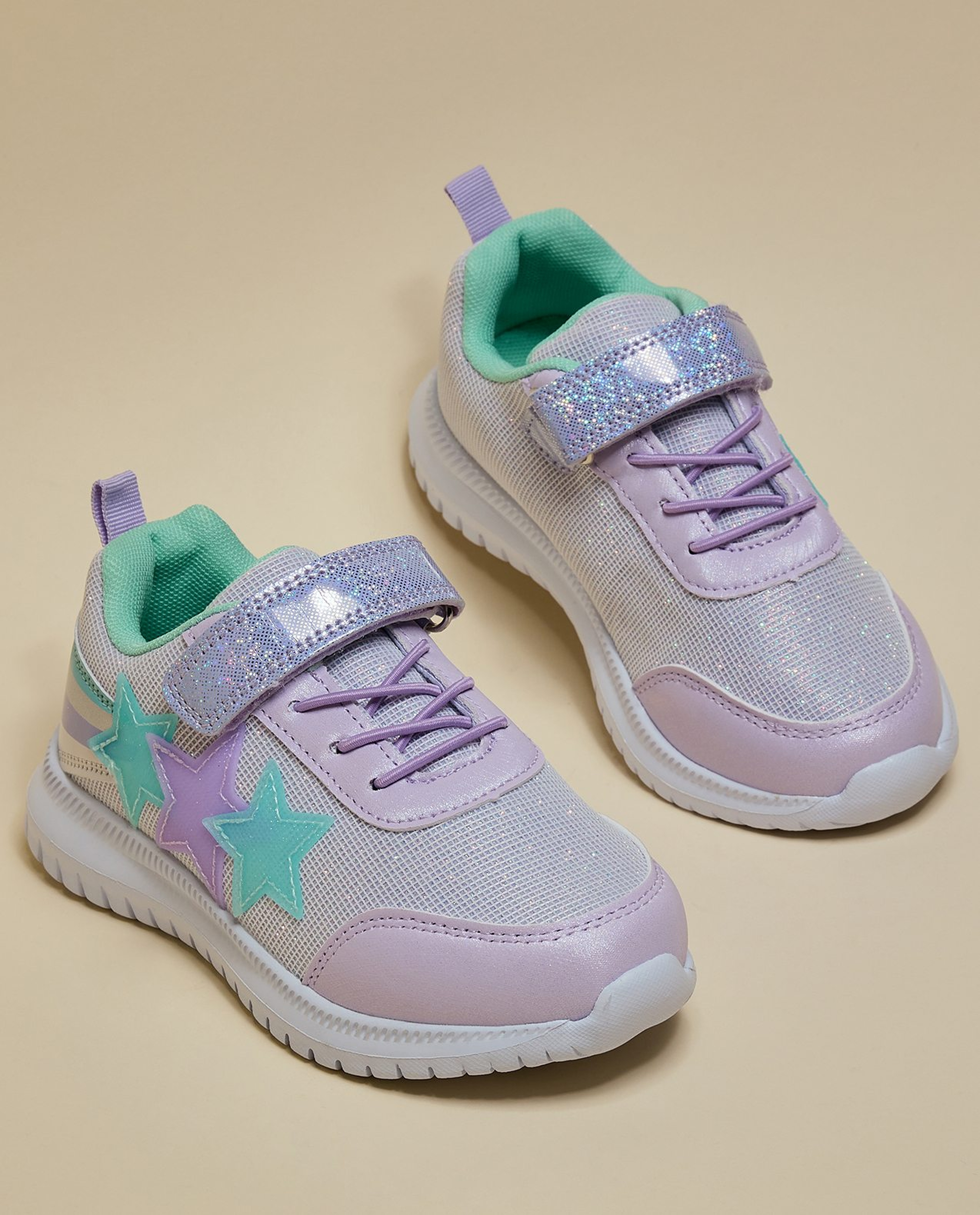 Appliqued Velcro Shoes