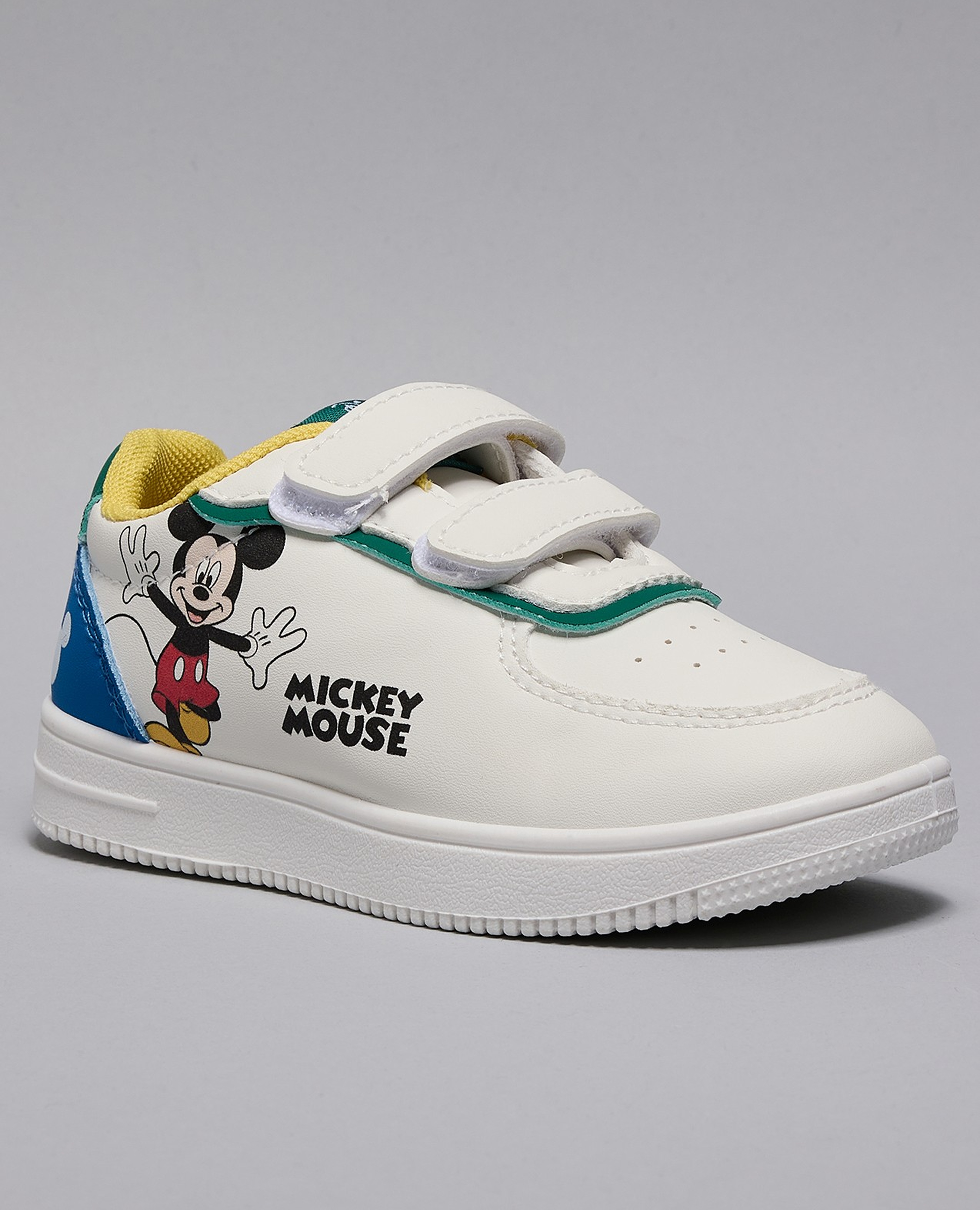 سنيكرز بحزام فليكرو و طبعة ميكي ماوس