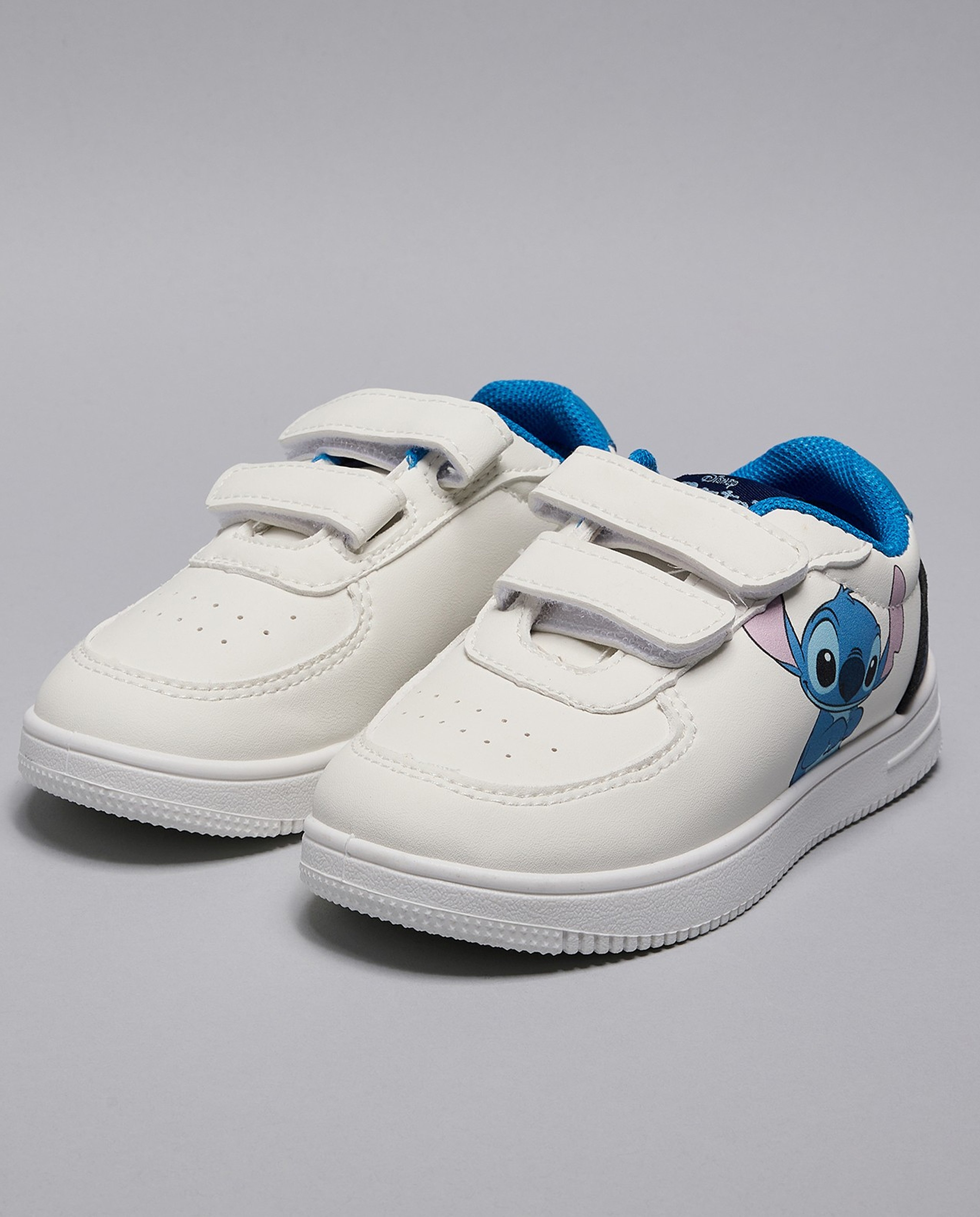 Stitch Print Velcro Sneakers