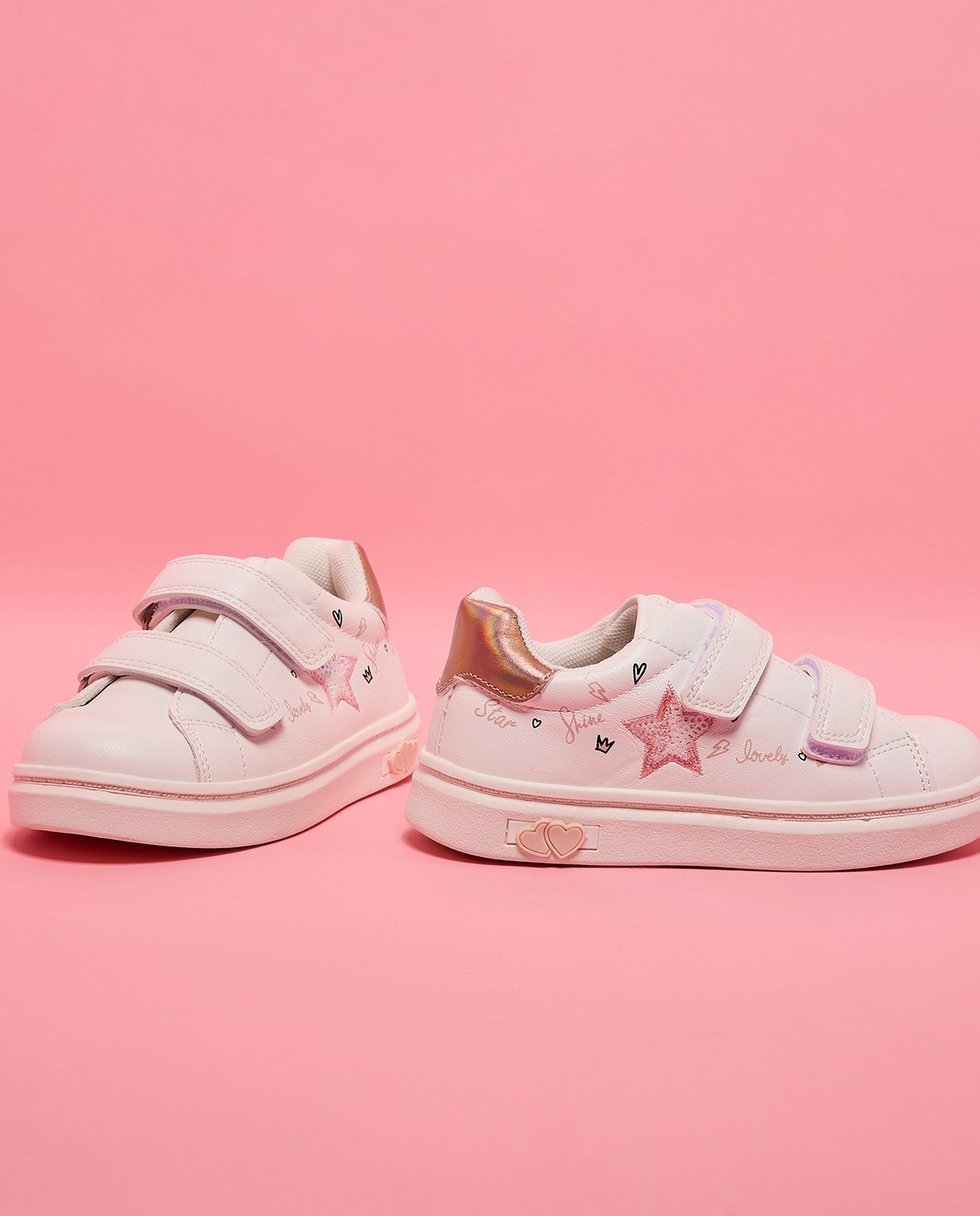 Printed Velcro Sneakers