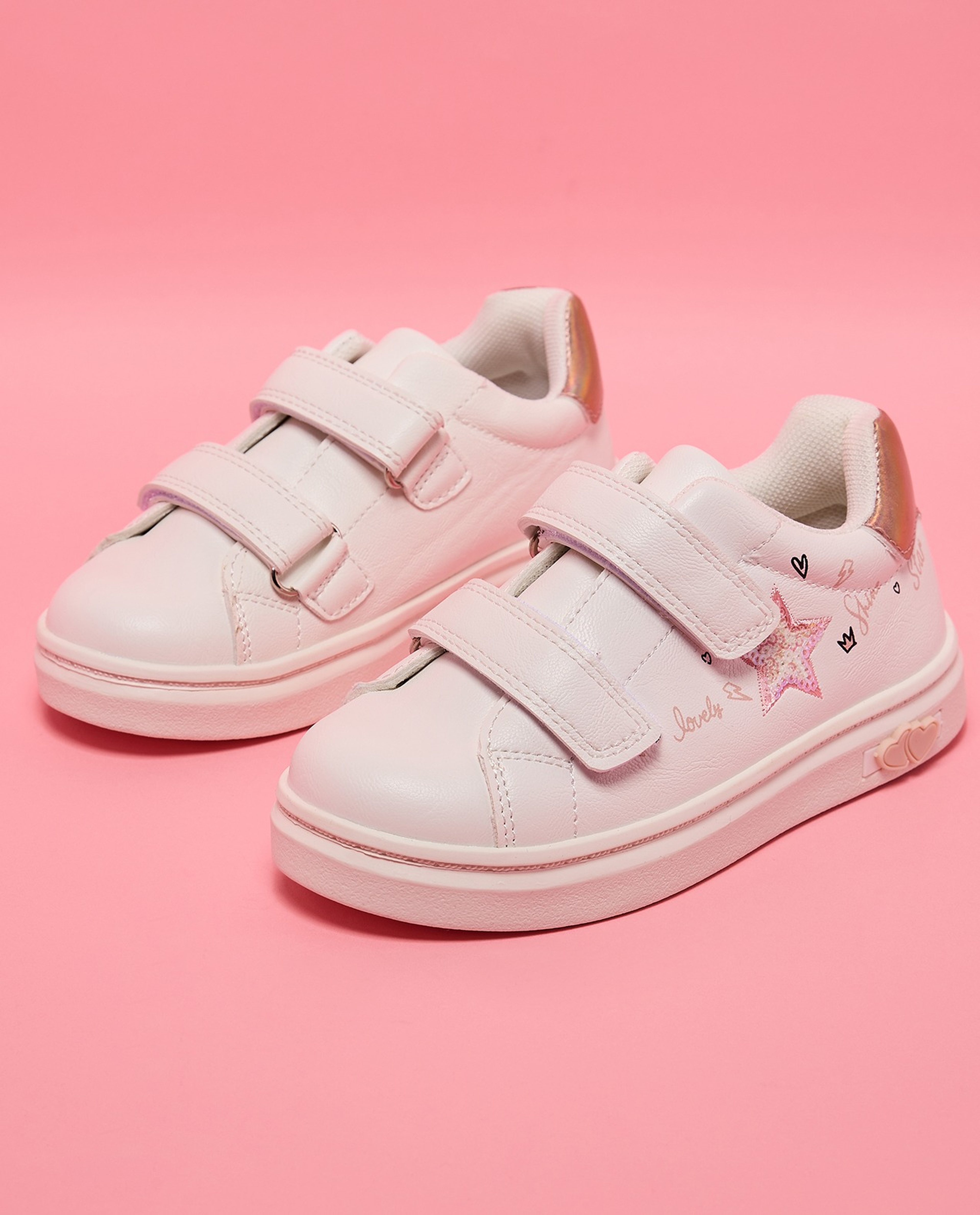 Printed Velcro Sneakers