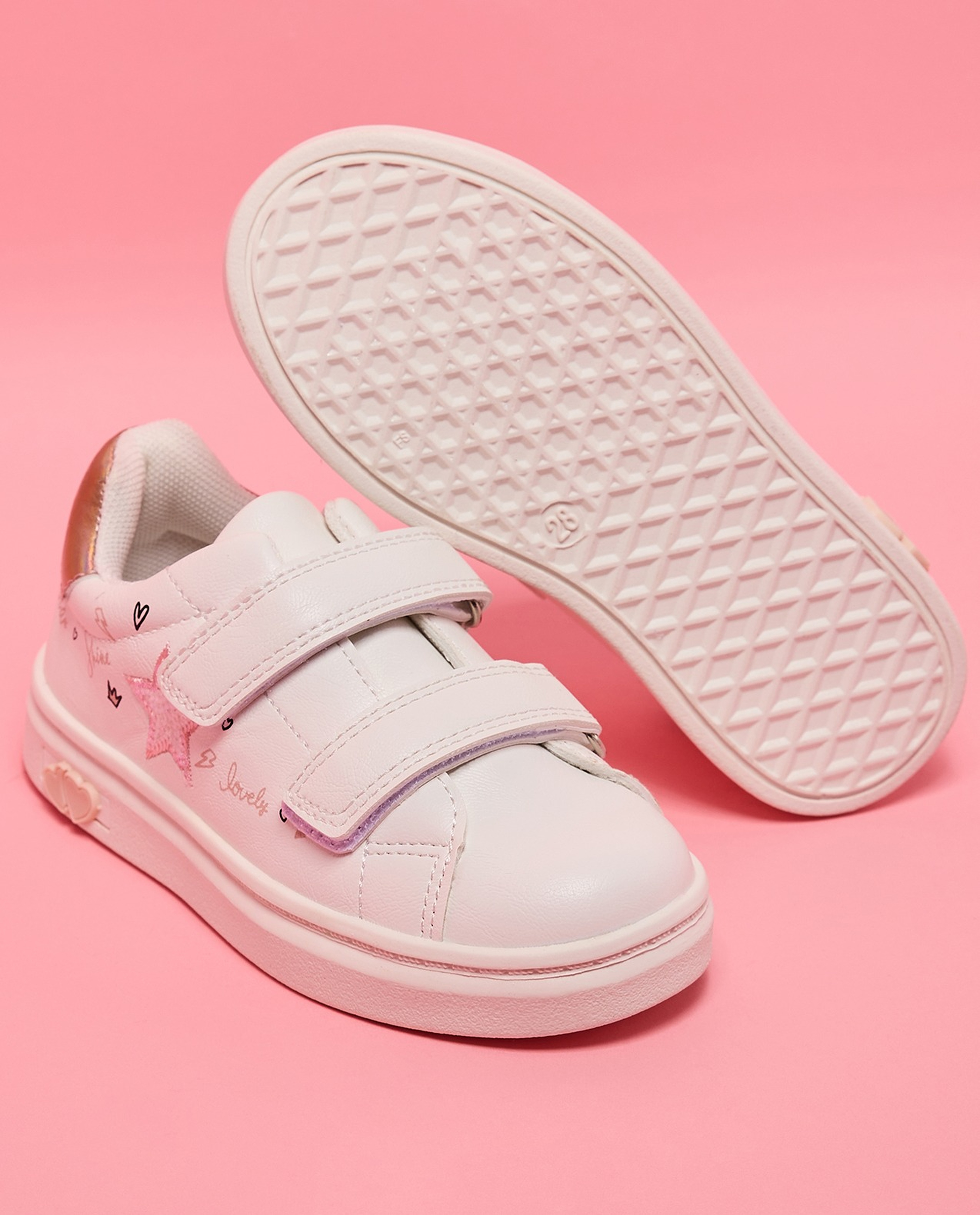 Printed Velcro Sneakers