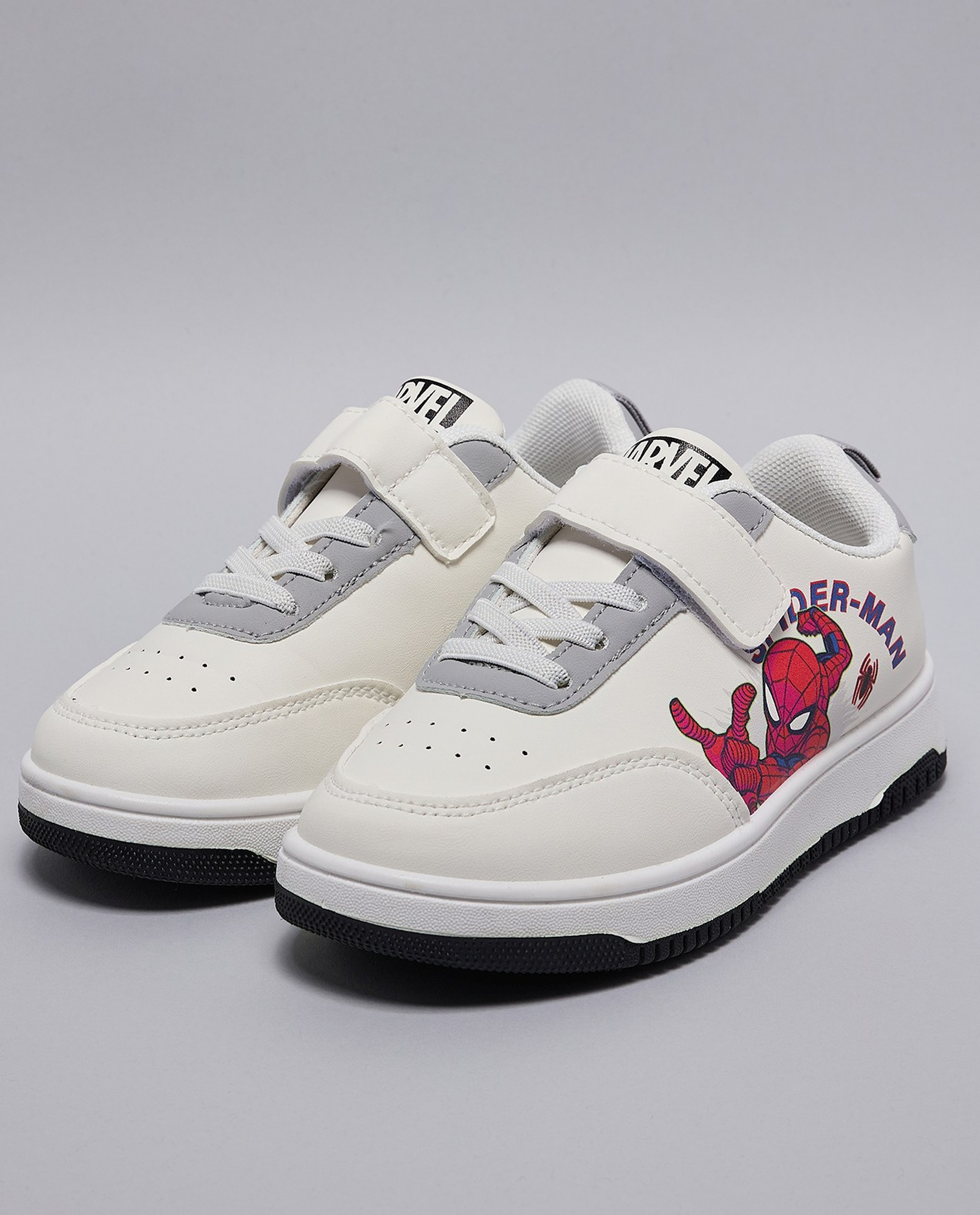 Spider-Man Print Velcro Sneakers