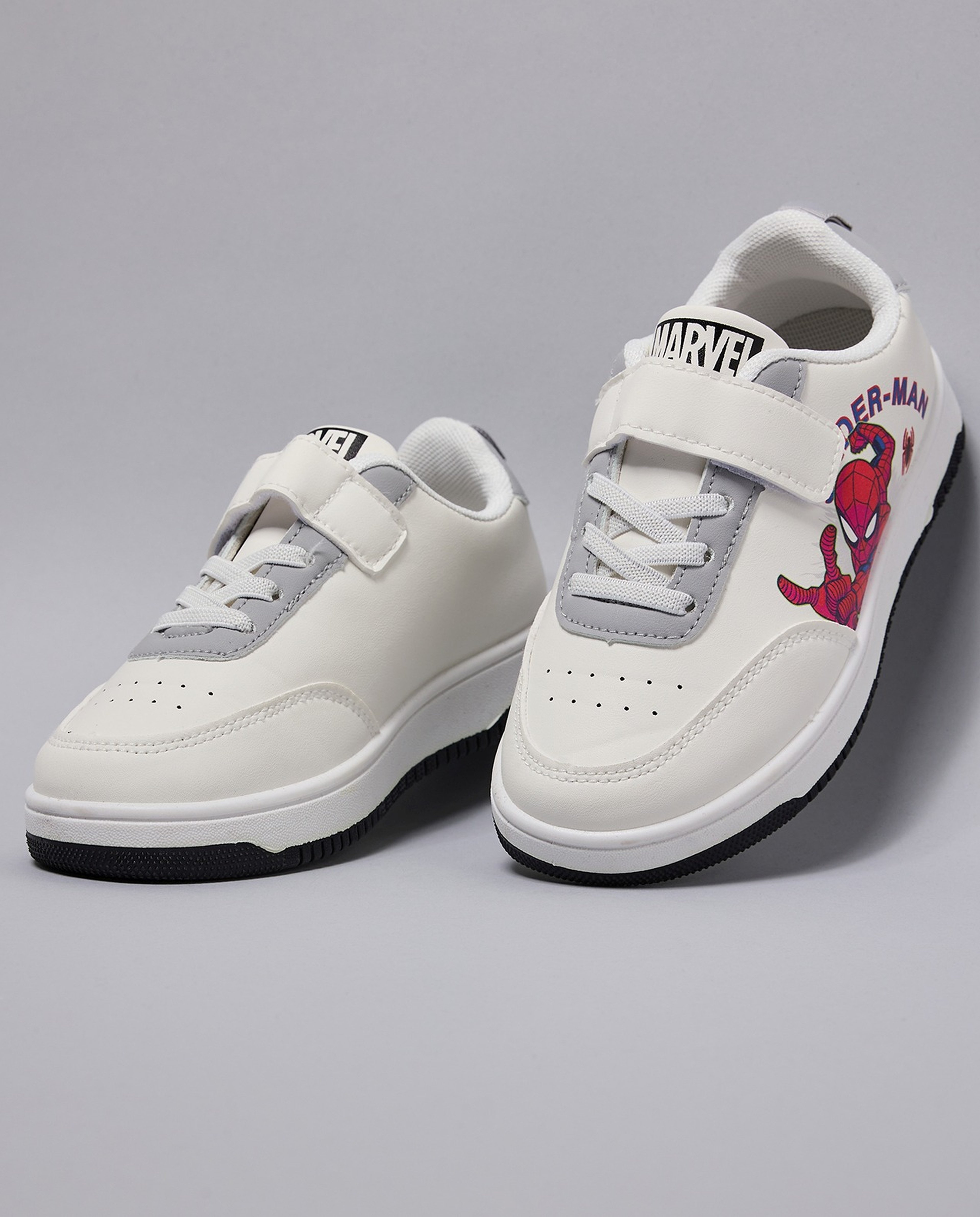 Spider-Man Print Velcro Sneakers