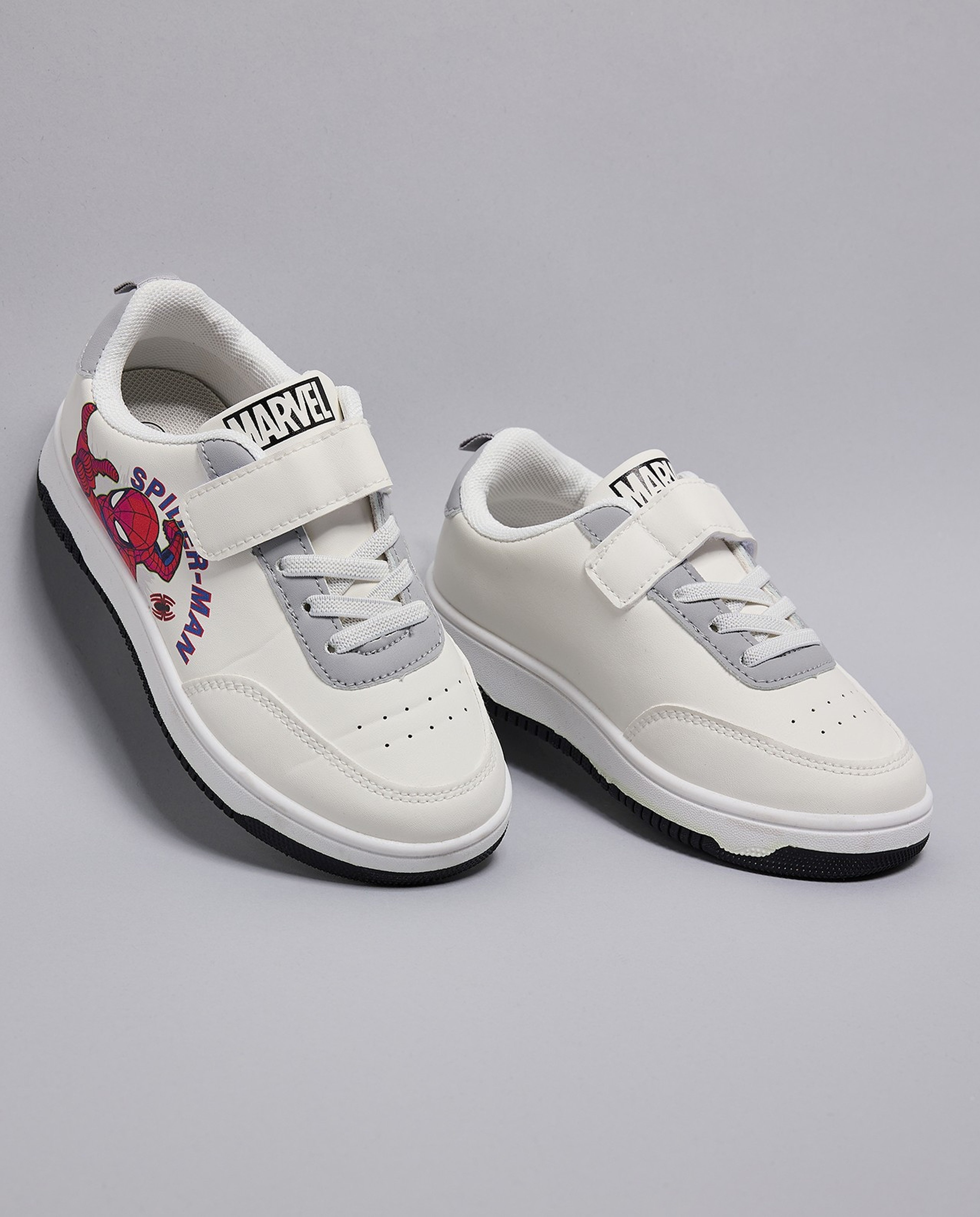 Spider-Man Print Velcro Sneakers
