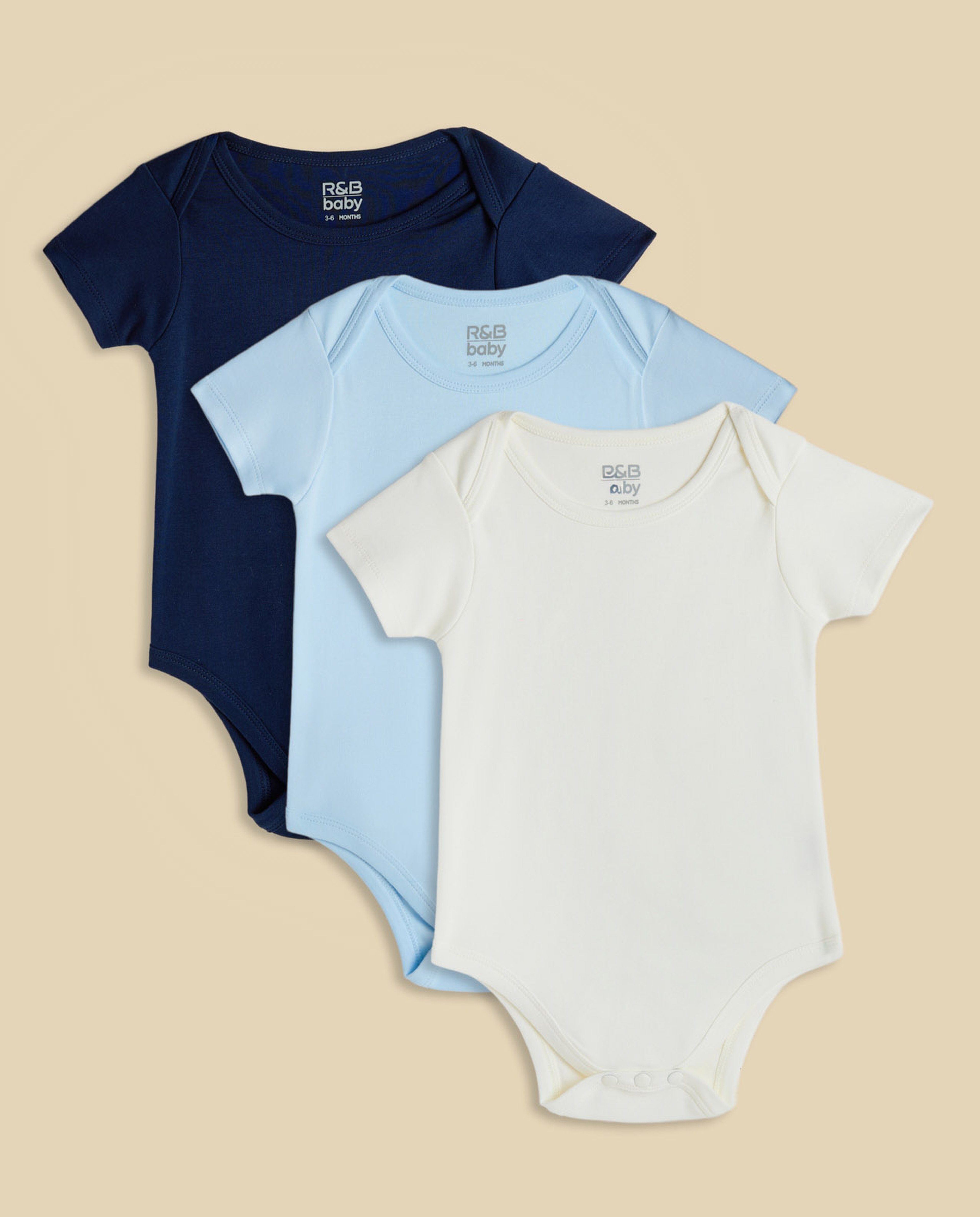 3 Pack Short Sleeves Bodysuits