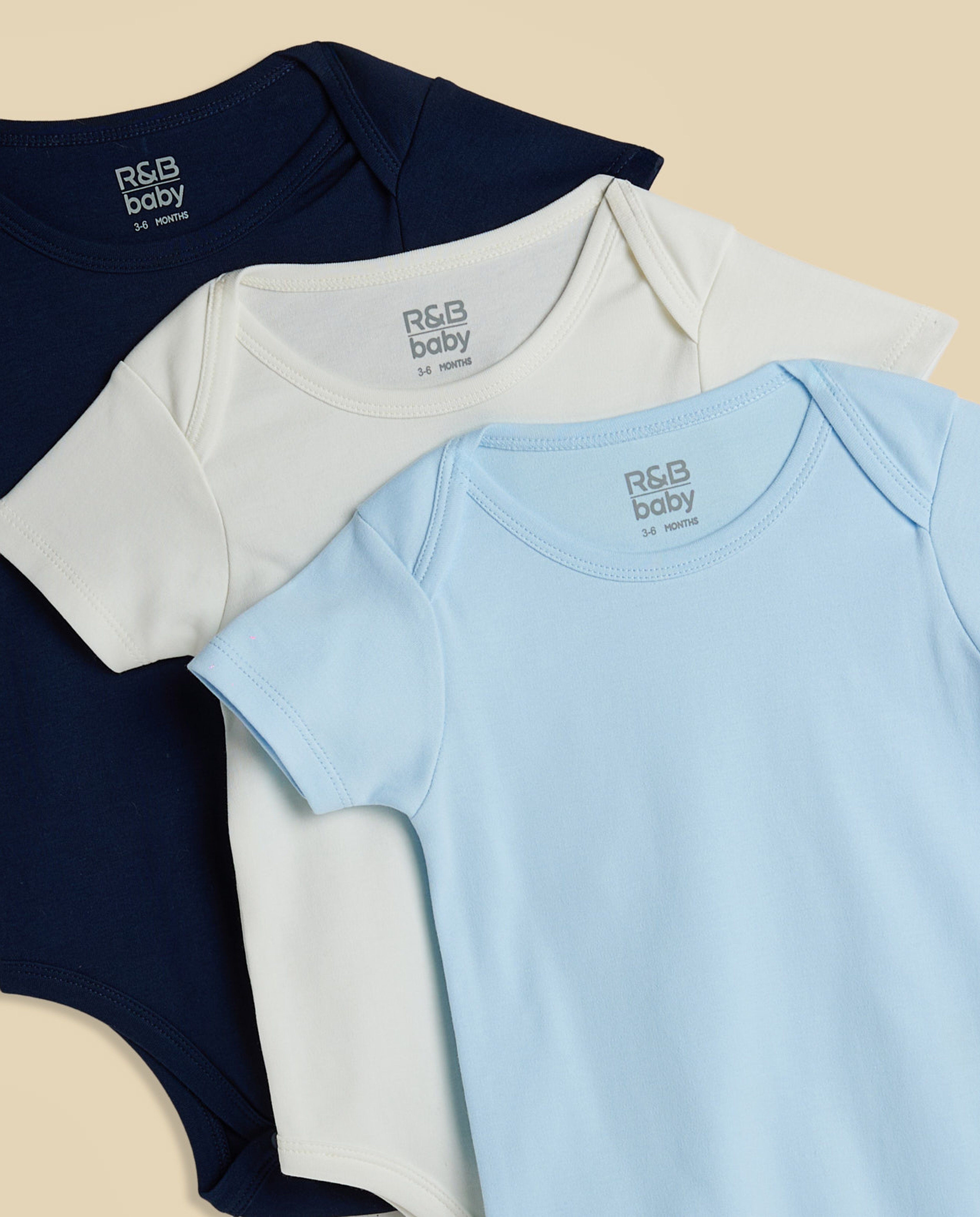 3 Pack Short Sleeves Bodysuits