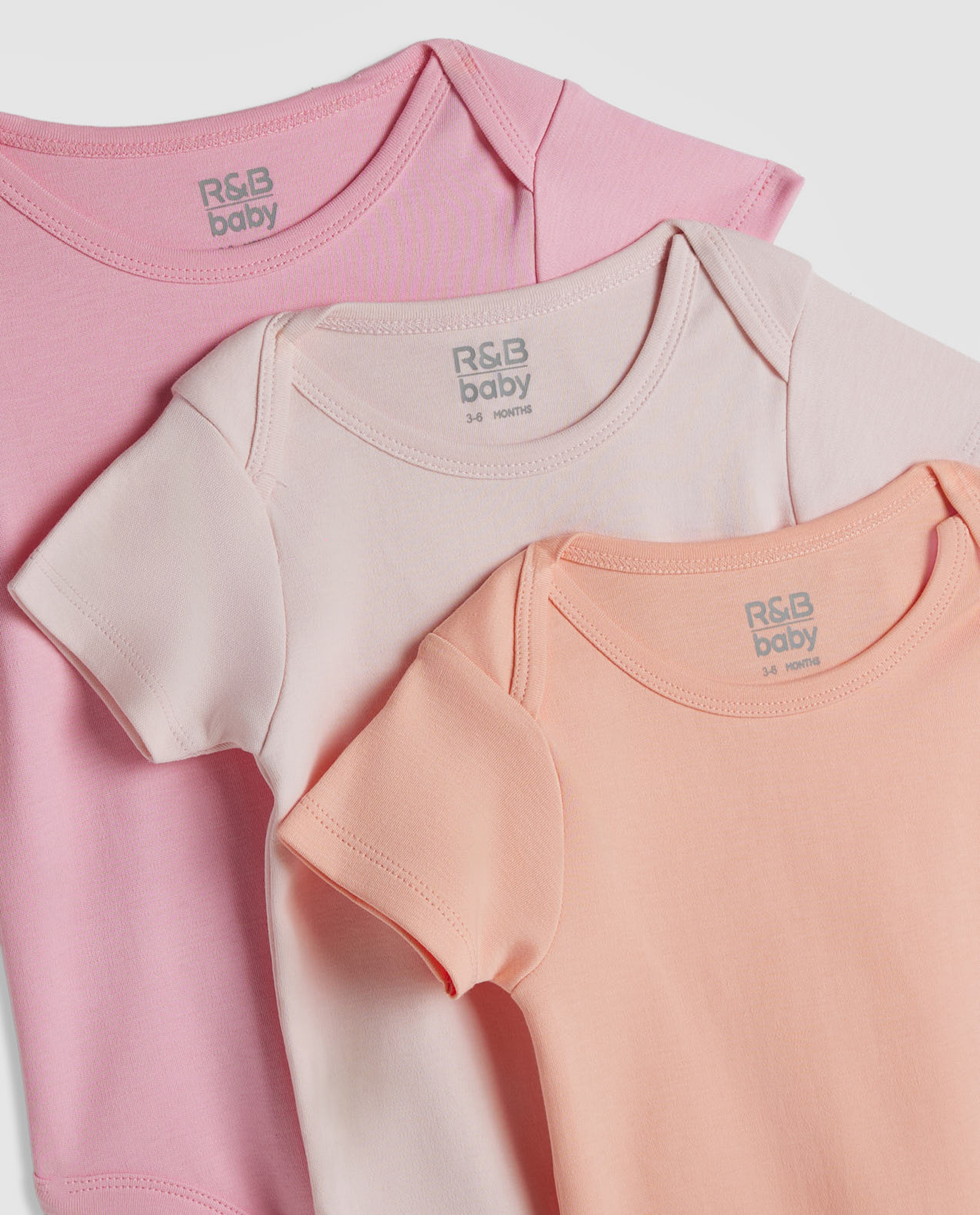 3 Pack Short Sleeves Bodysuits