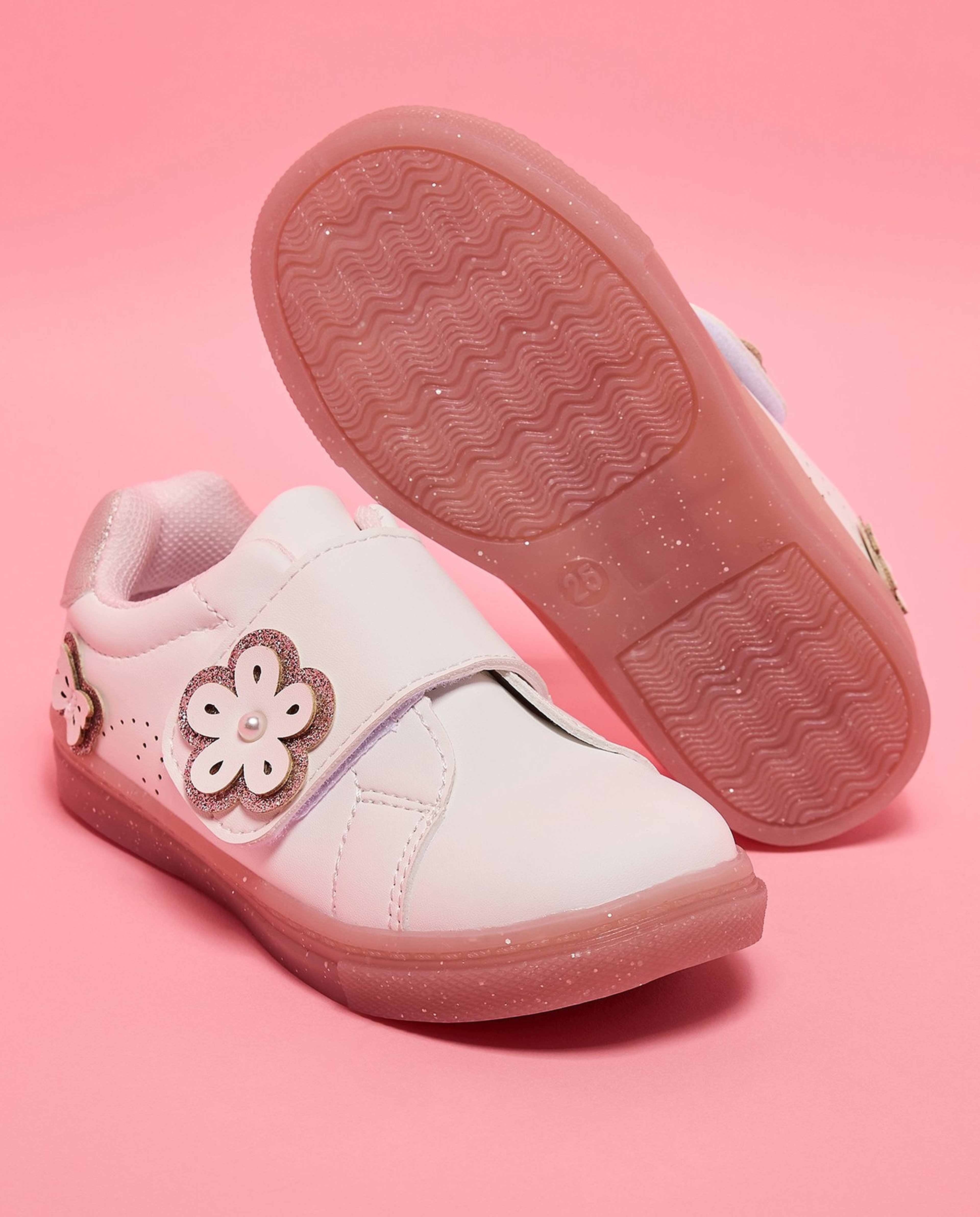 Appliqued Velcro Shoes