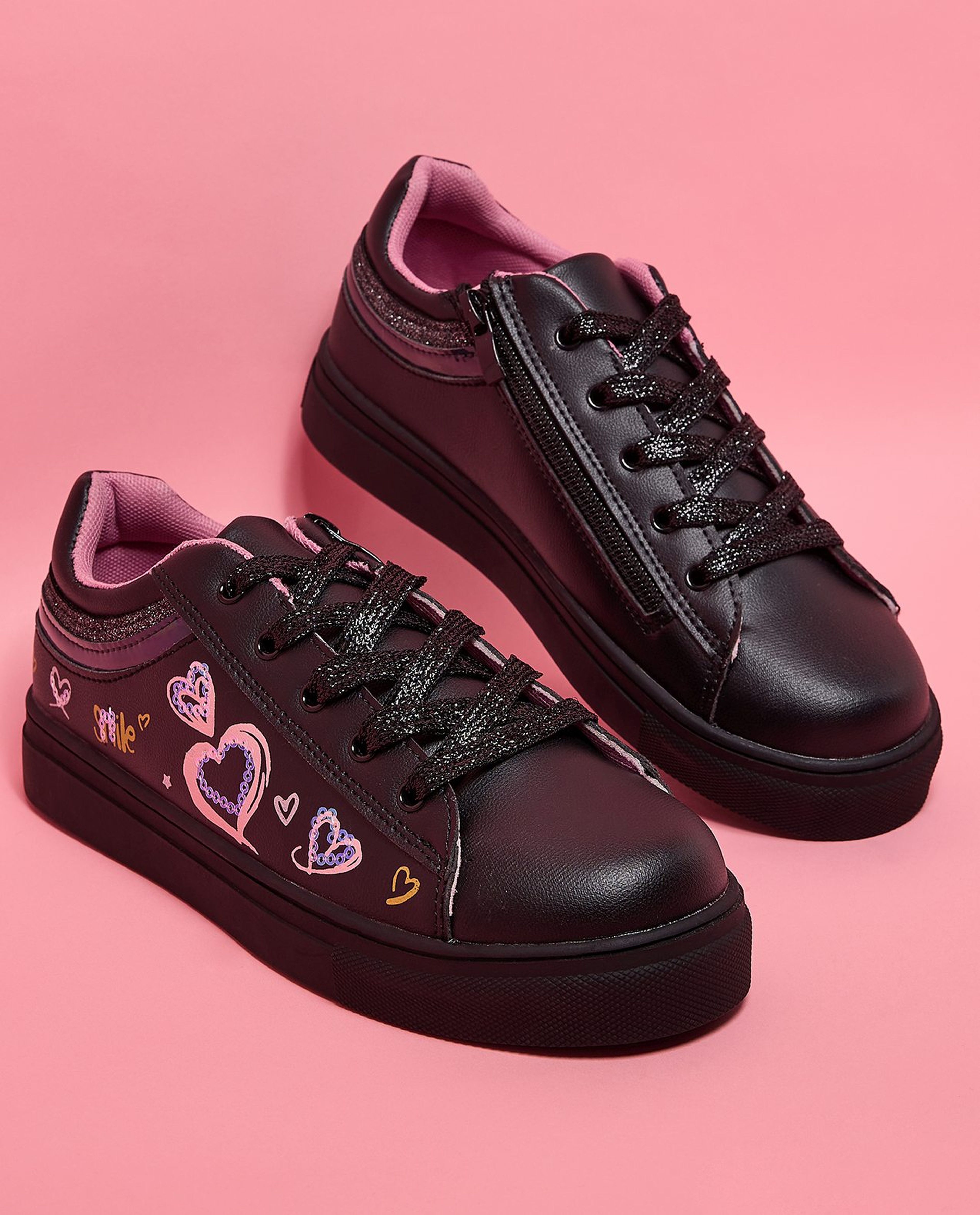 Printed Velcro Sneakers