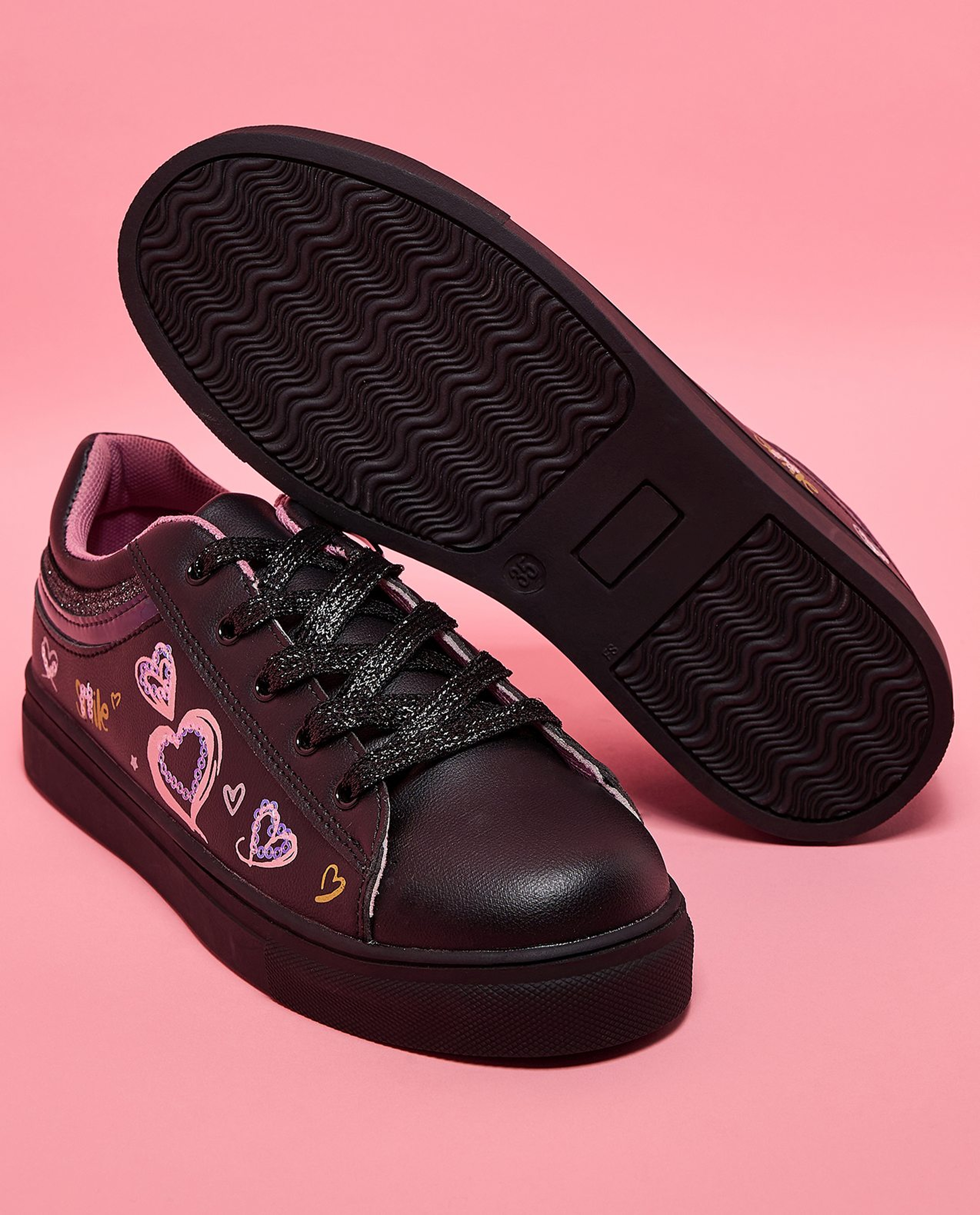 Printed Velcro Sneakers