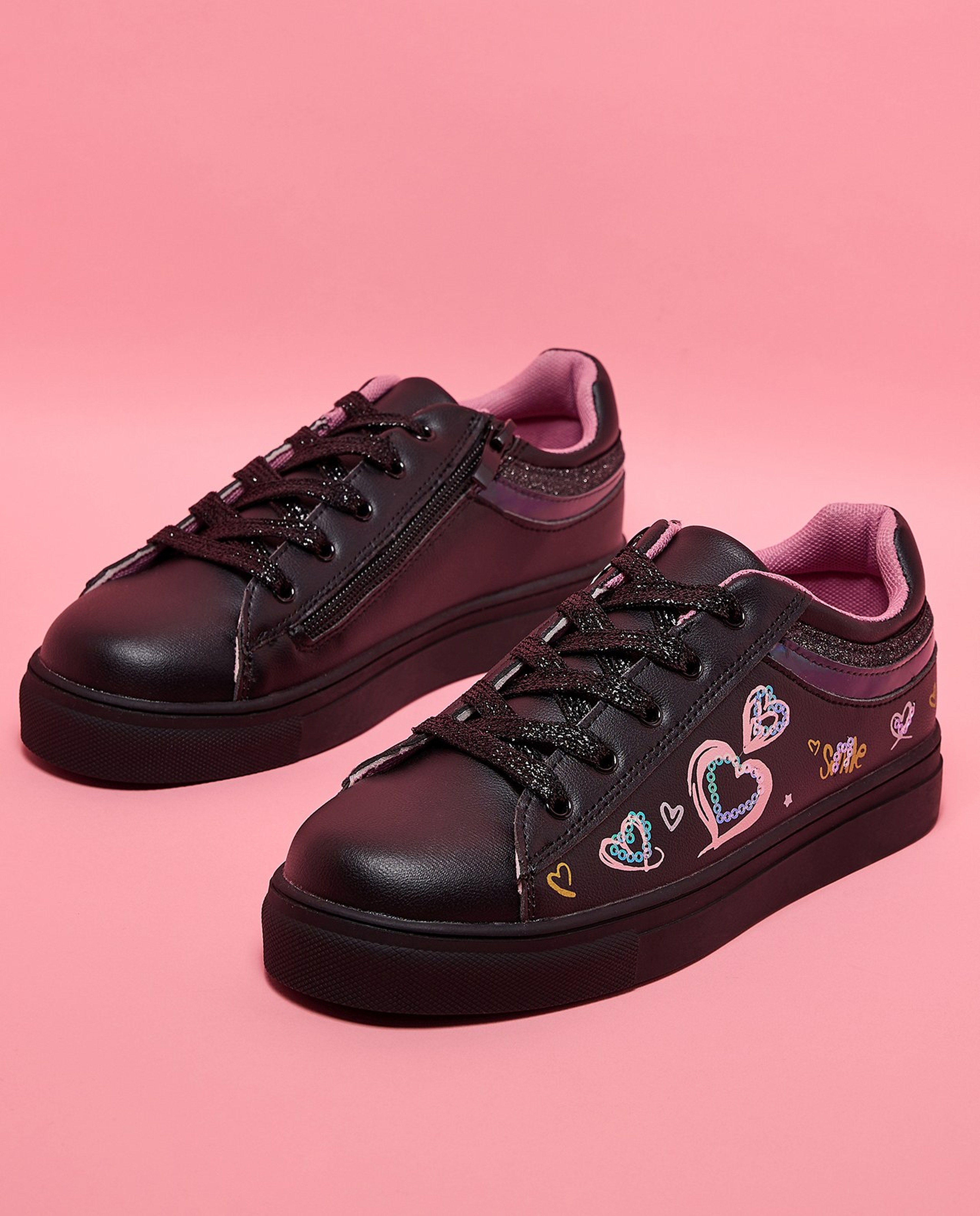 Printed Velcro Sneakers