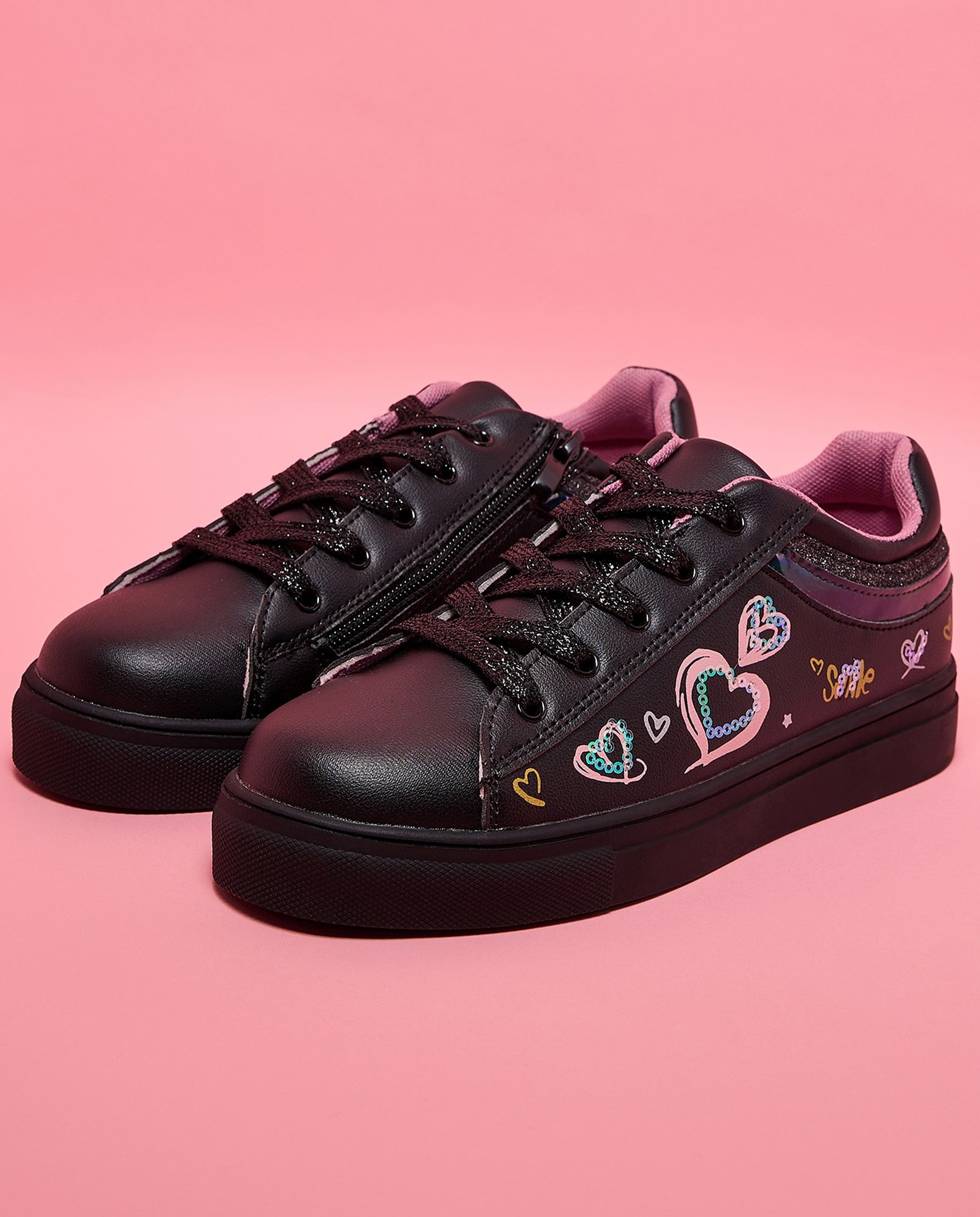 Printed Velcro Sneakers