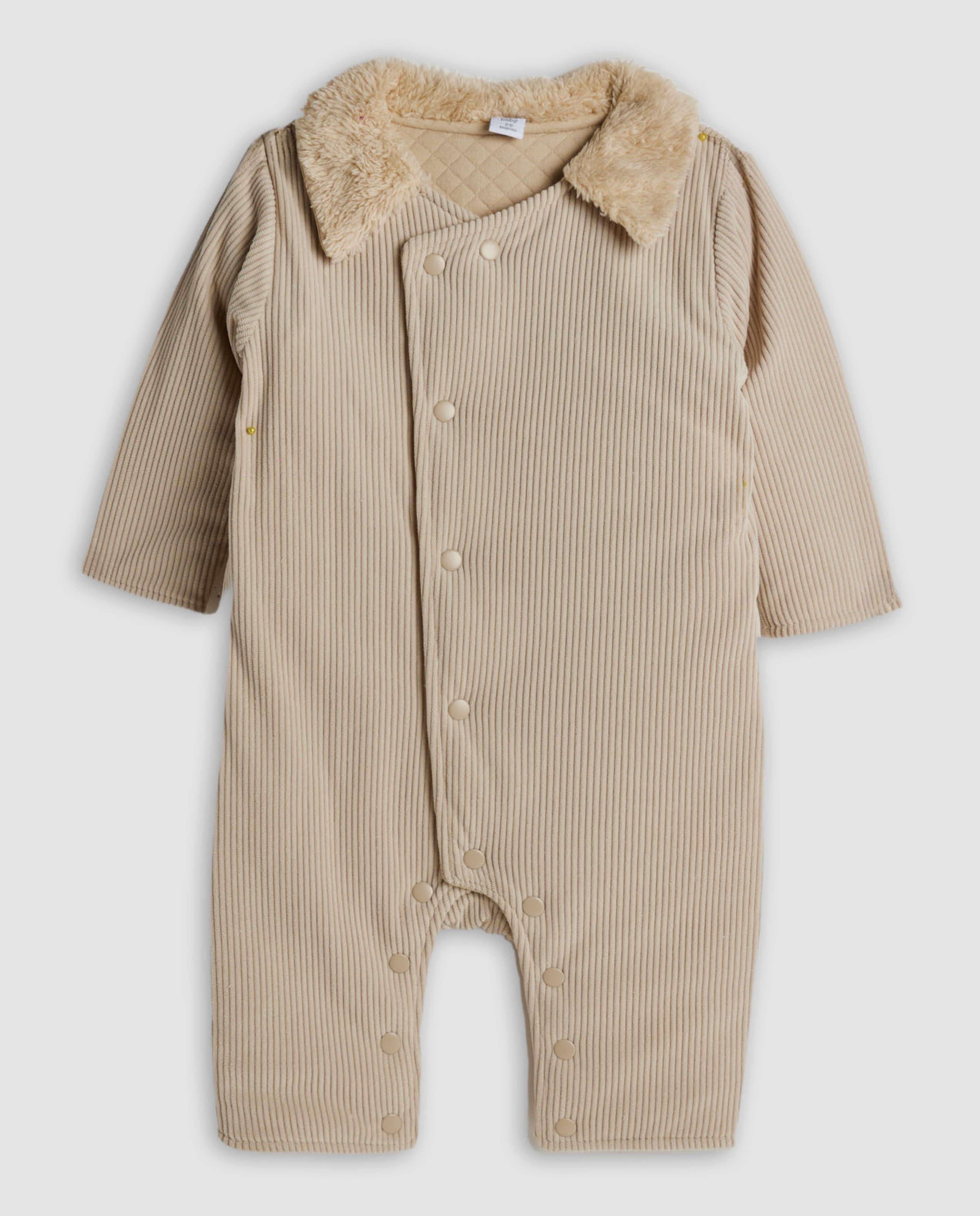 Solid Collared Romper