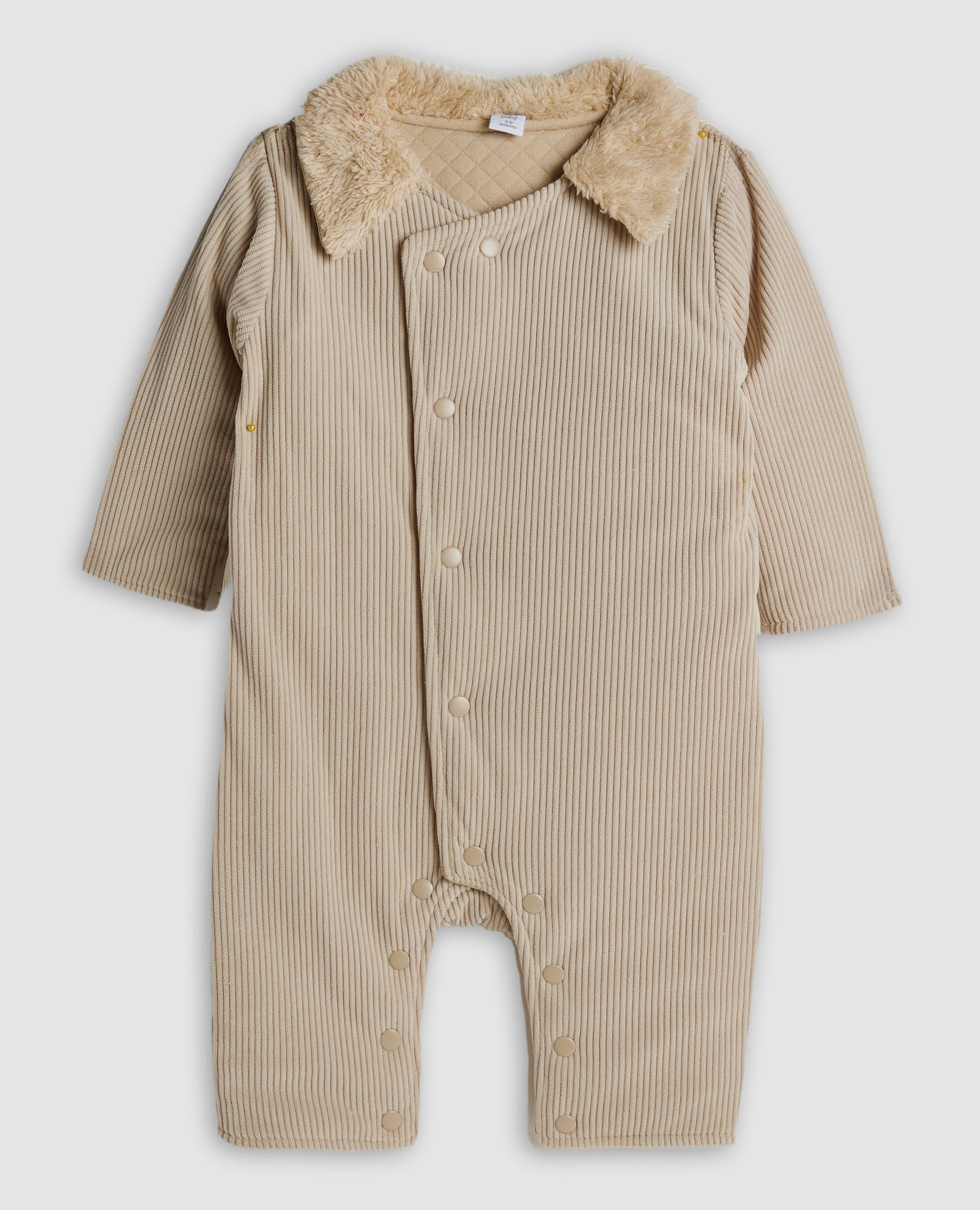 Solid Collared Romper