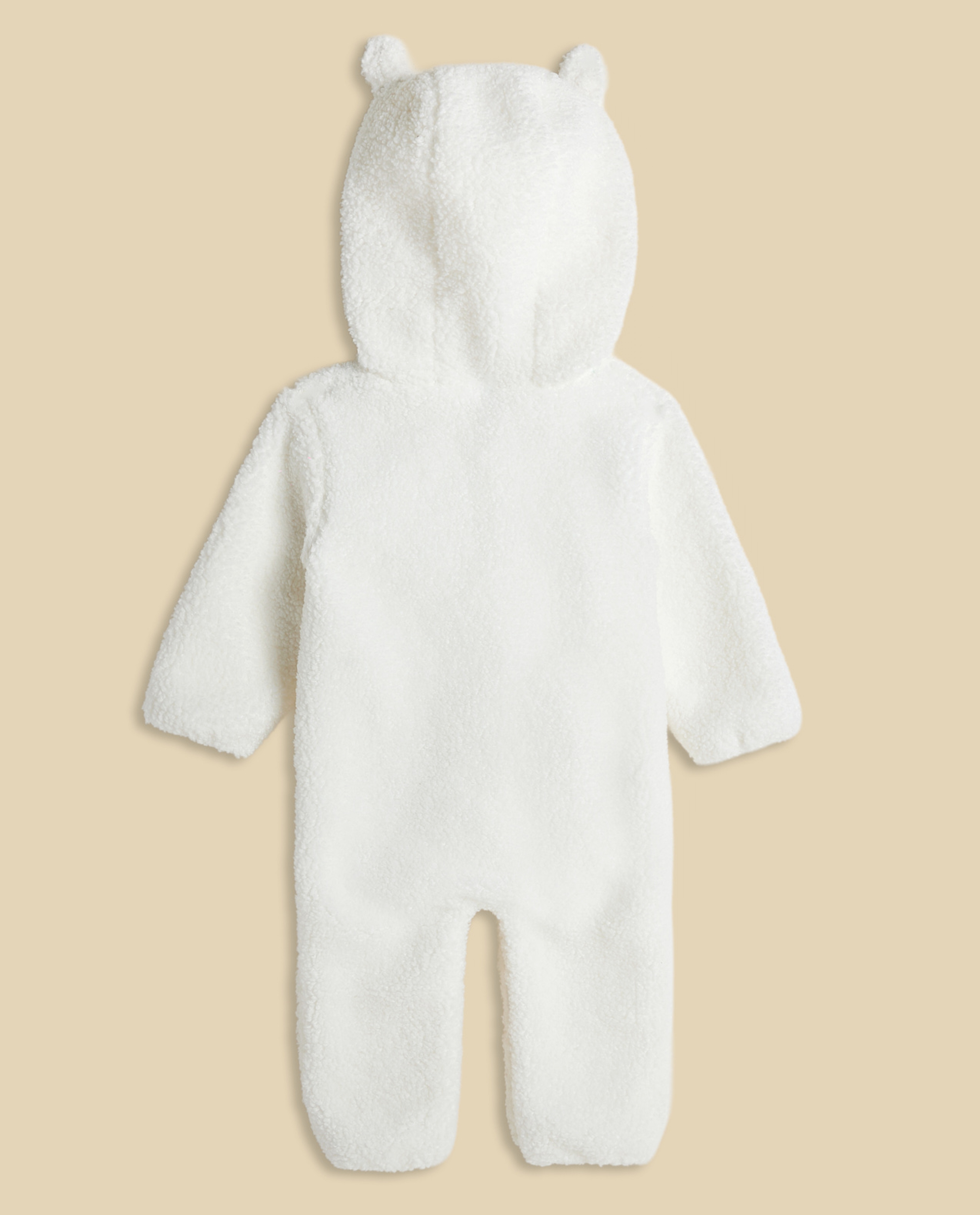 Sherpa Hooded Footed Sleepsuit