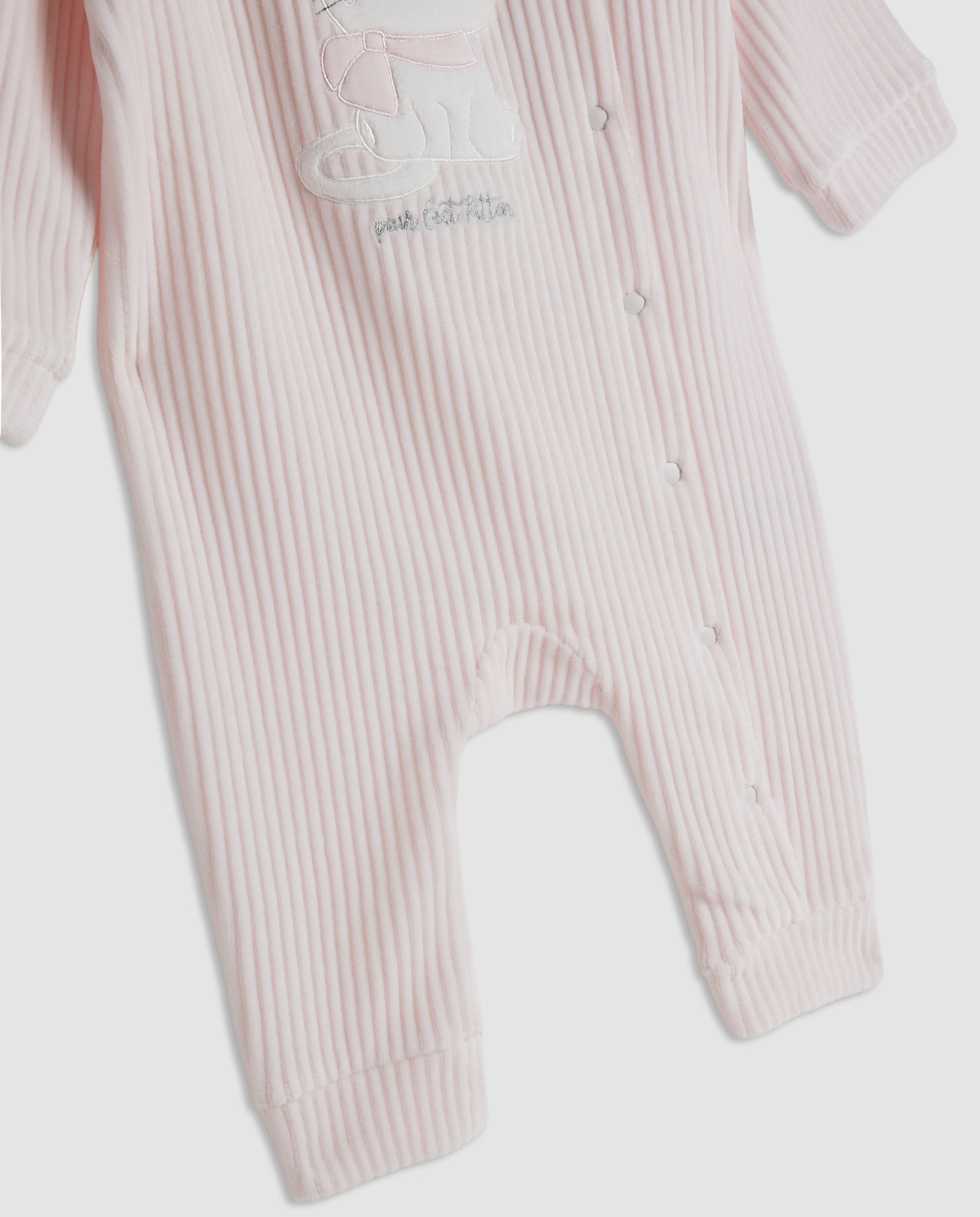 Appliqued Collared Sleepsuit