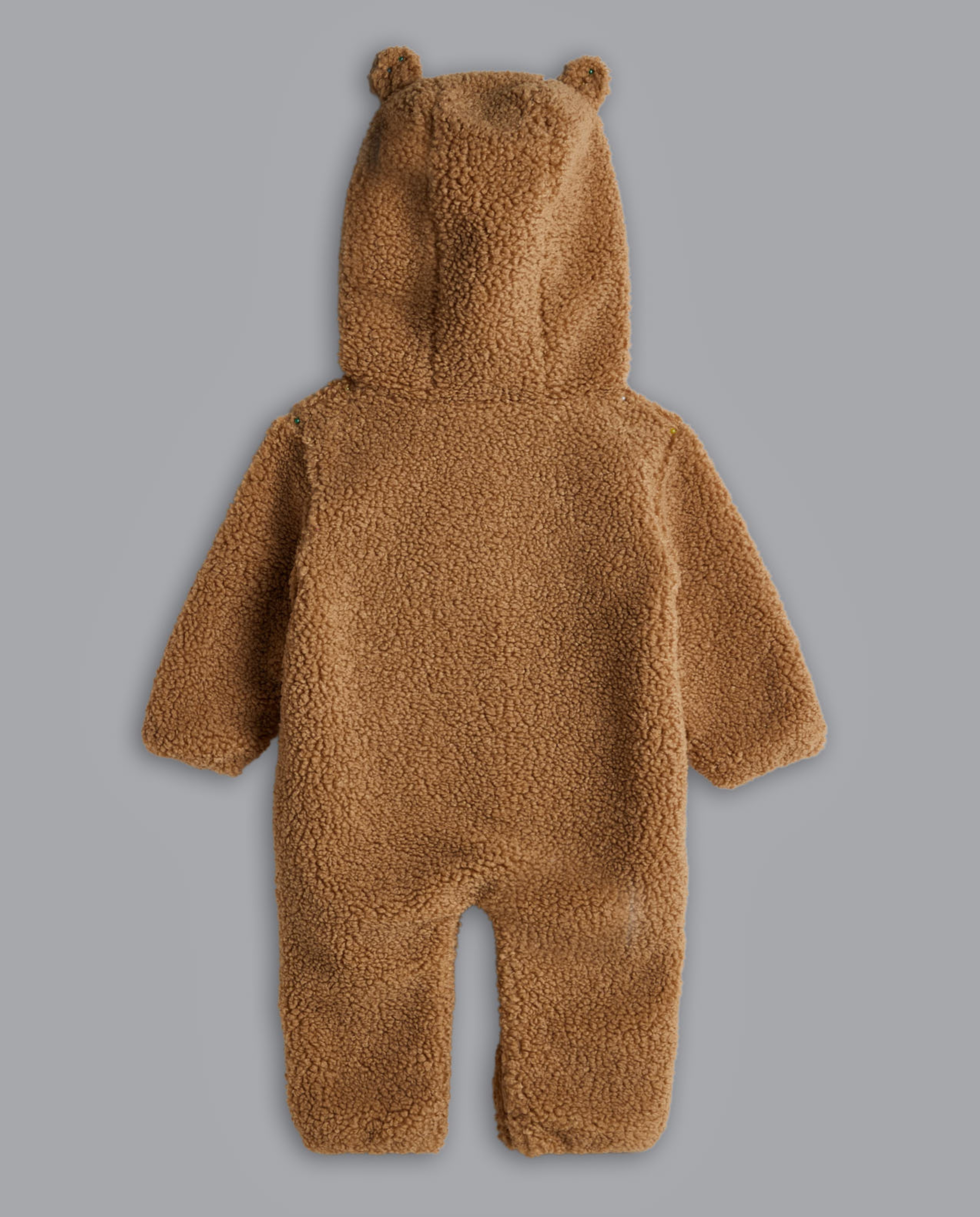 Sherpa Hooded Footed Sleepsuit