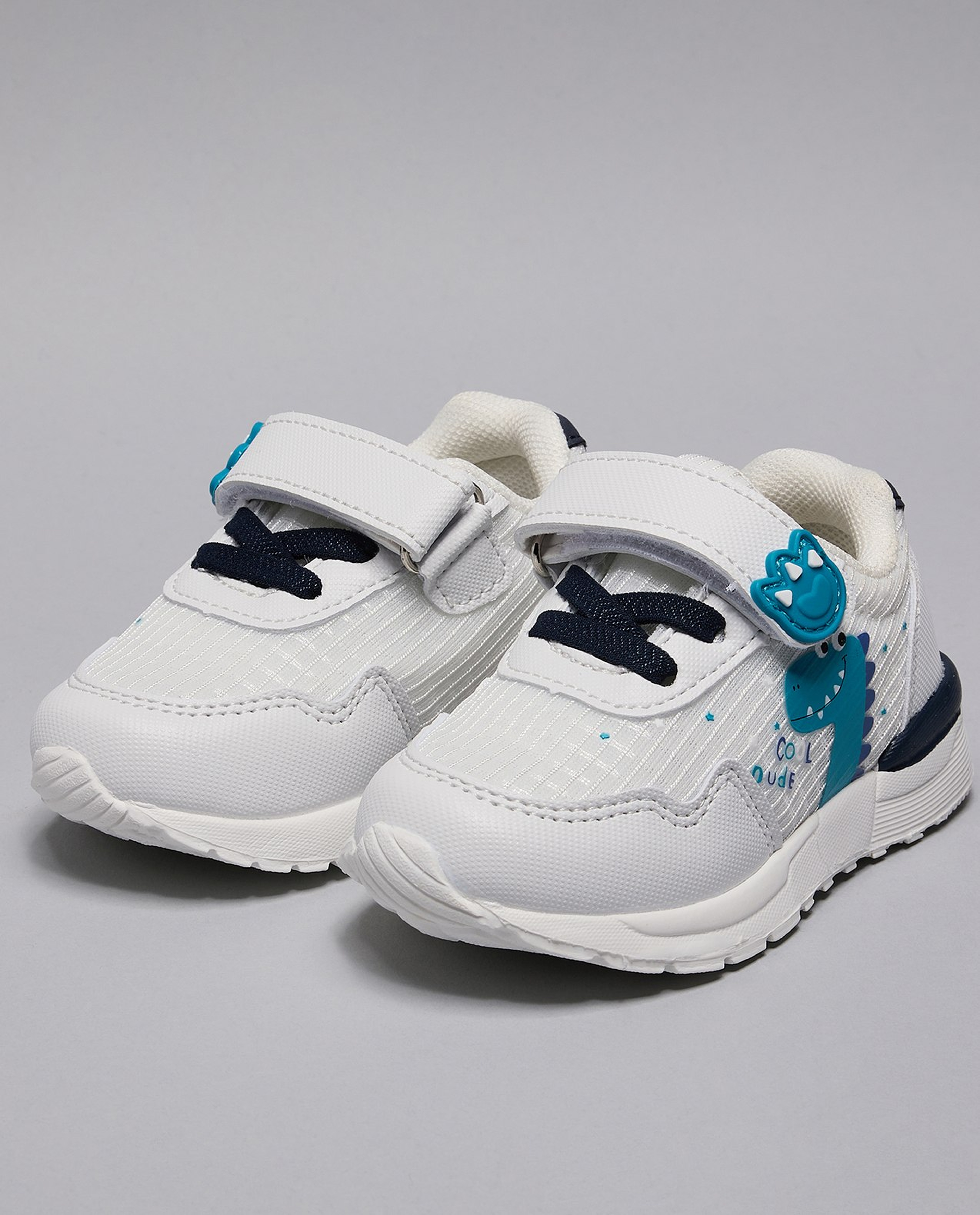 Dino Print Velcro Shoes