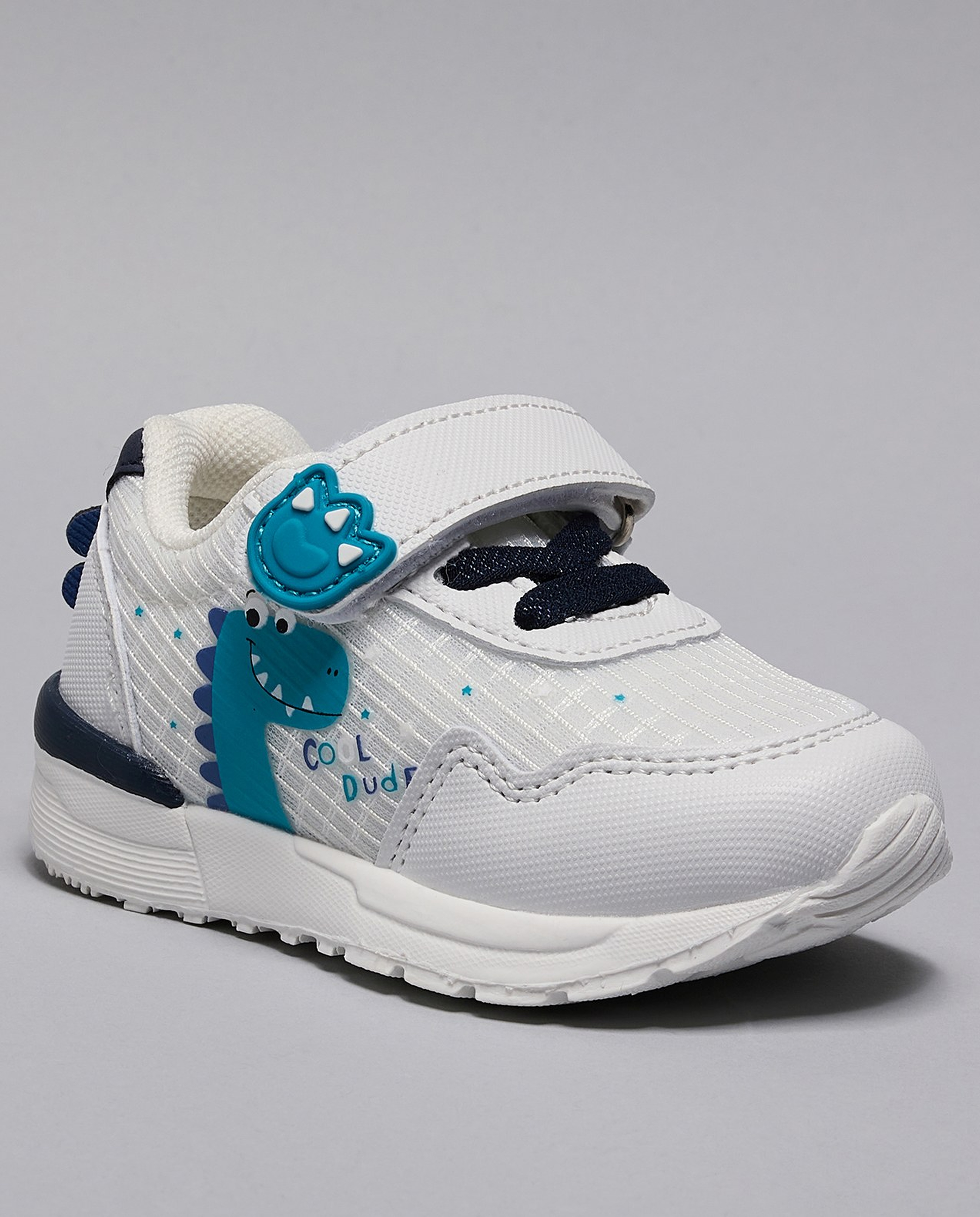 Dino Print Velcro Shoes