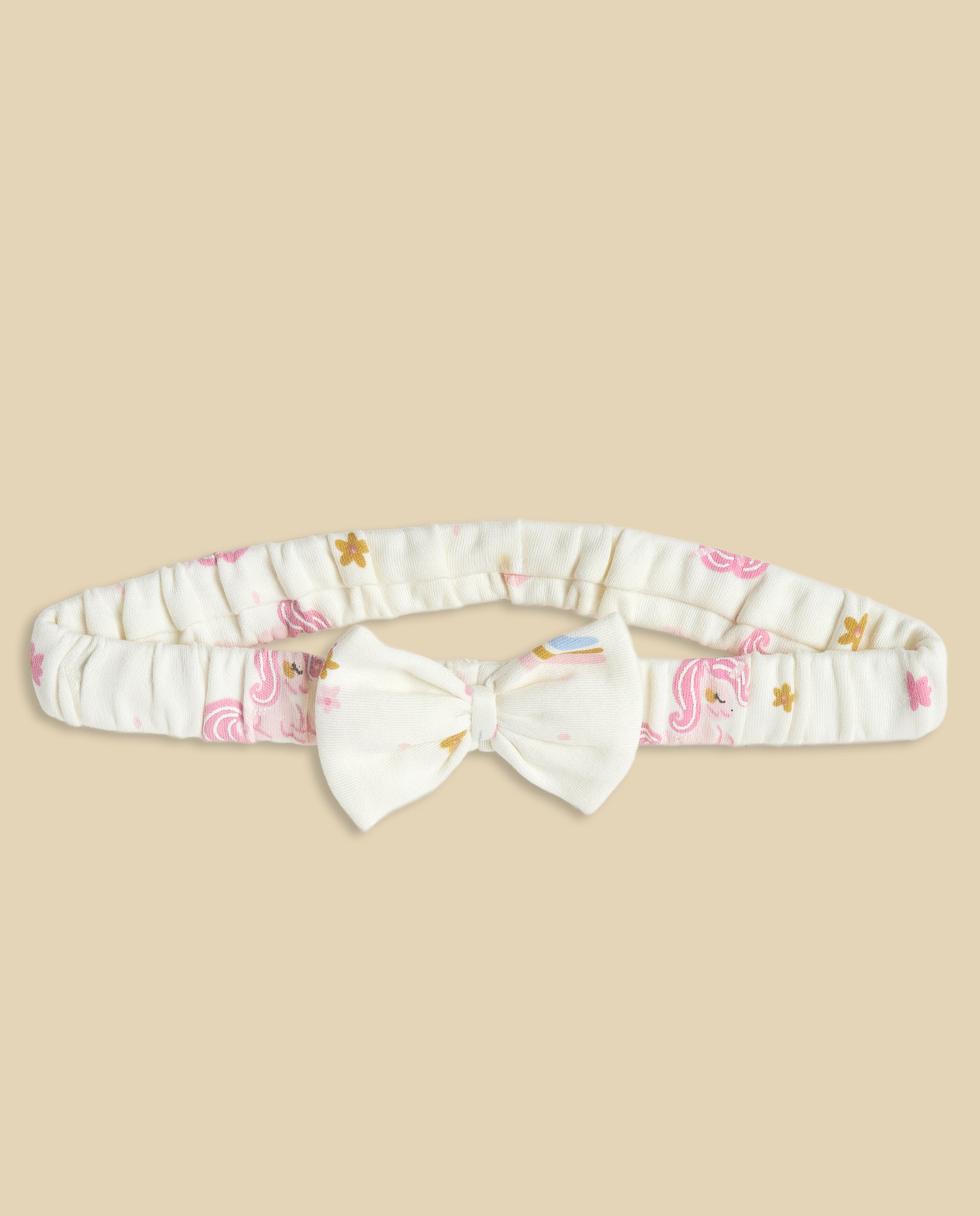 Printed Clothing Set with Headband