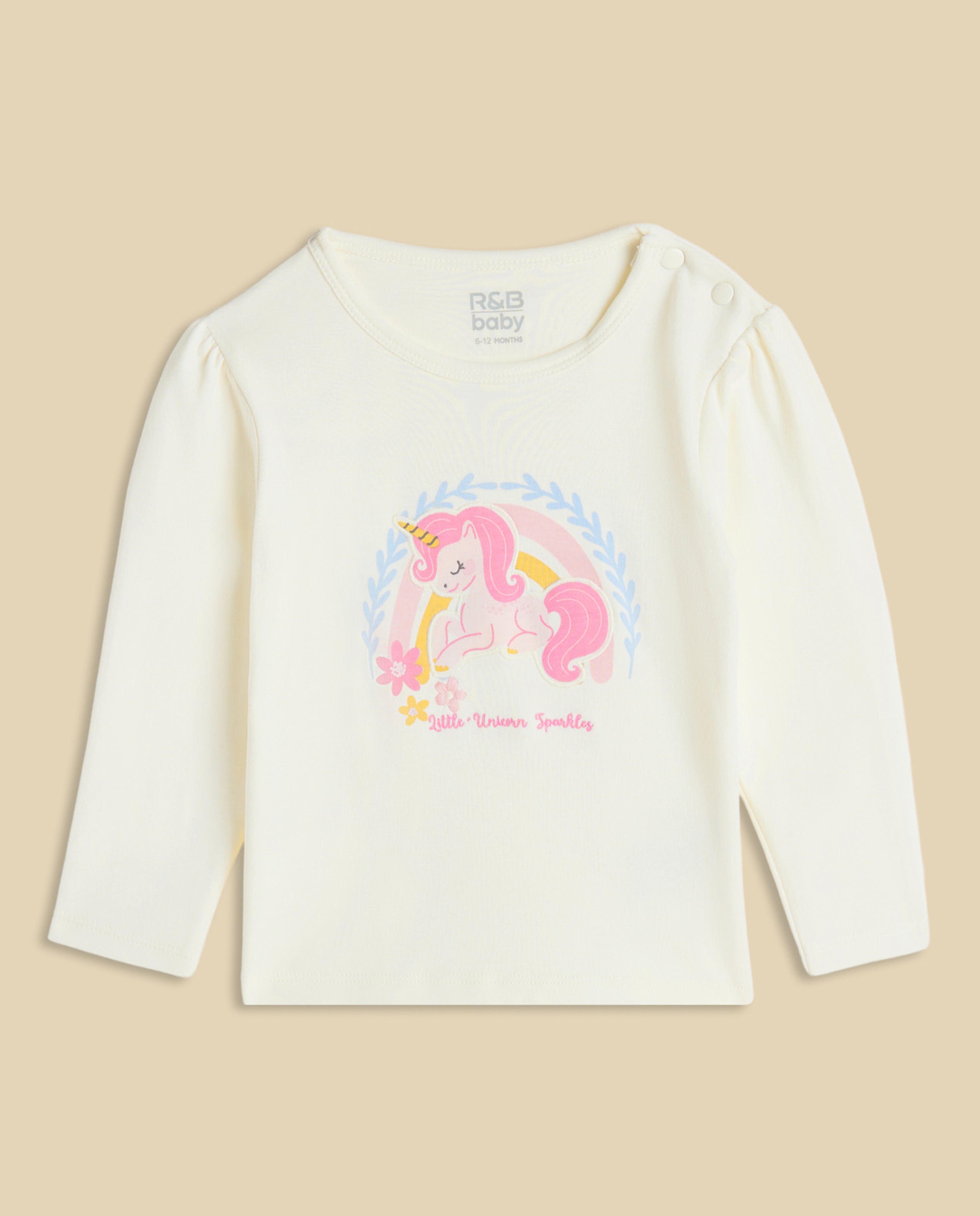 Printed Clothing Set with Headband