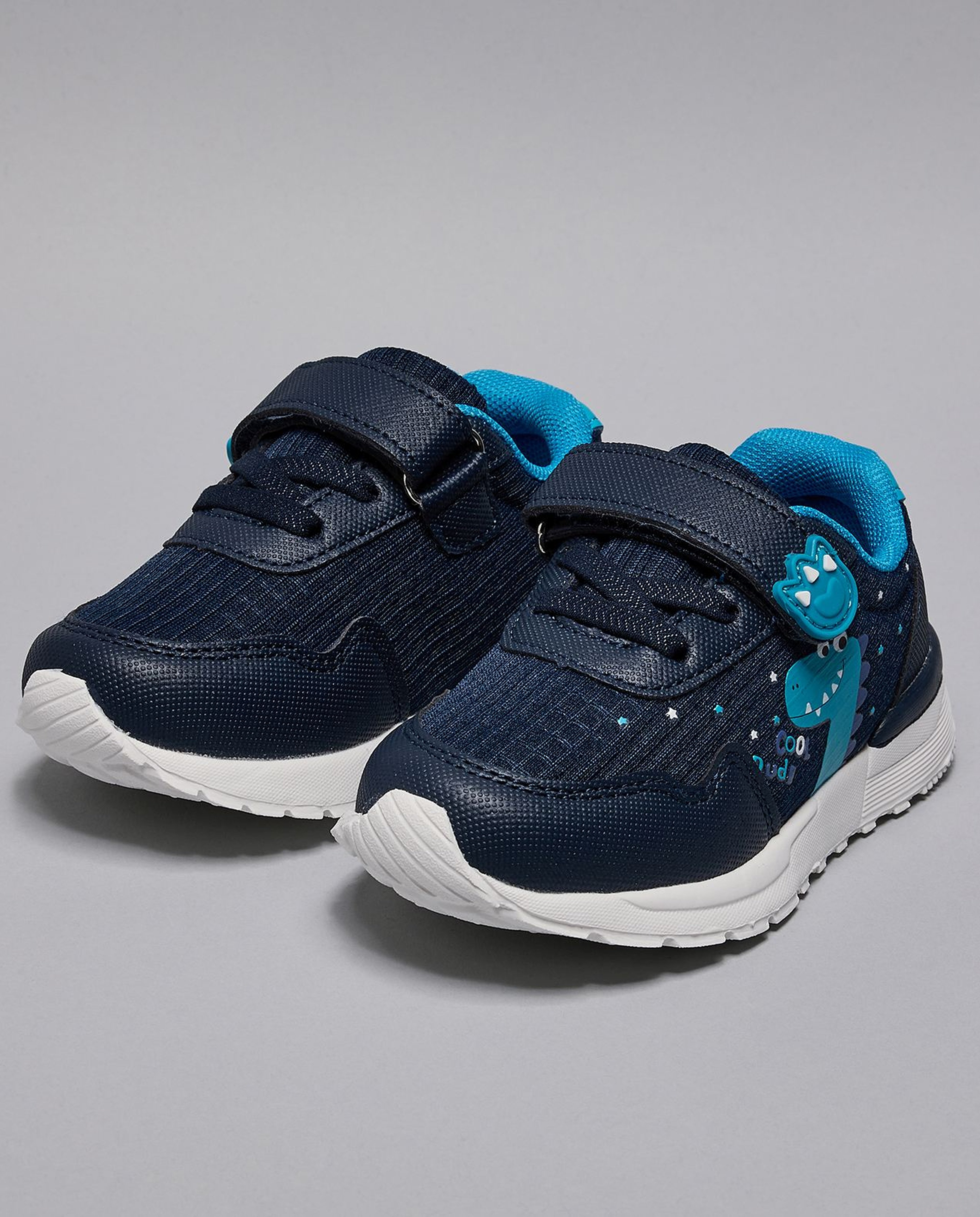 Dino Print Velcro Shoes