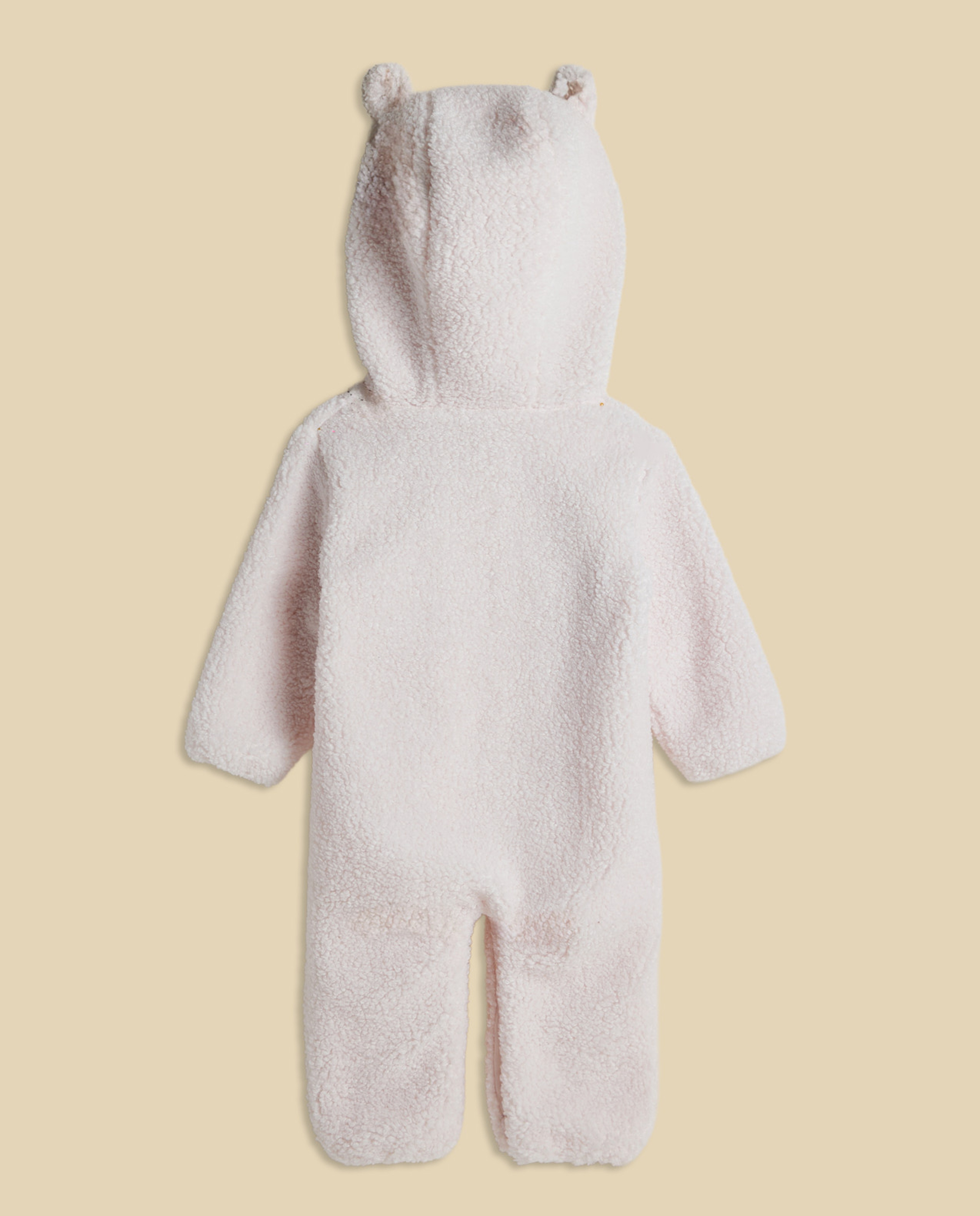 Sherpa Hooded Footed Sleepsuit