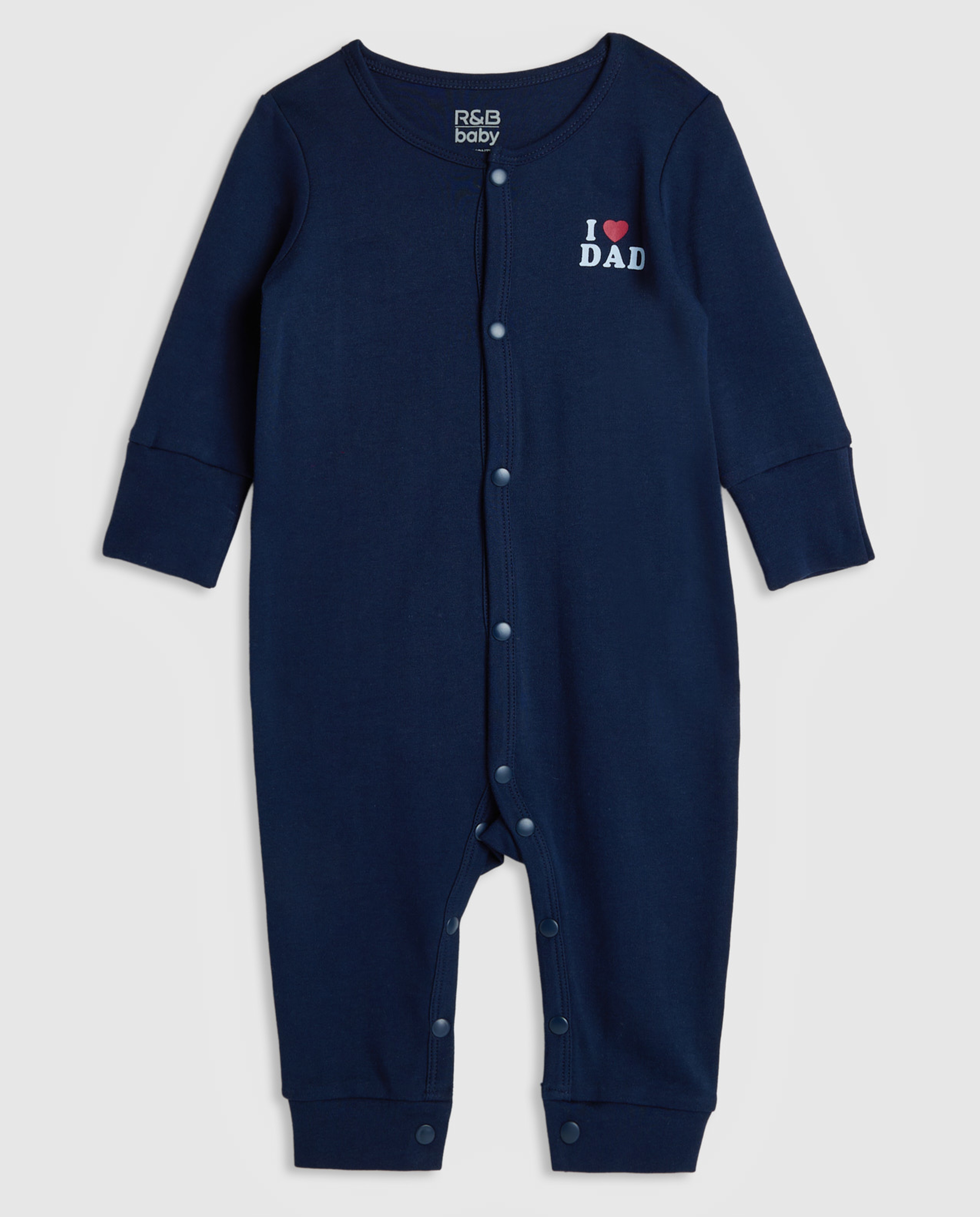 2 Pack Long Sleeves Sleepsuits