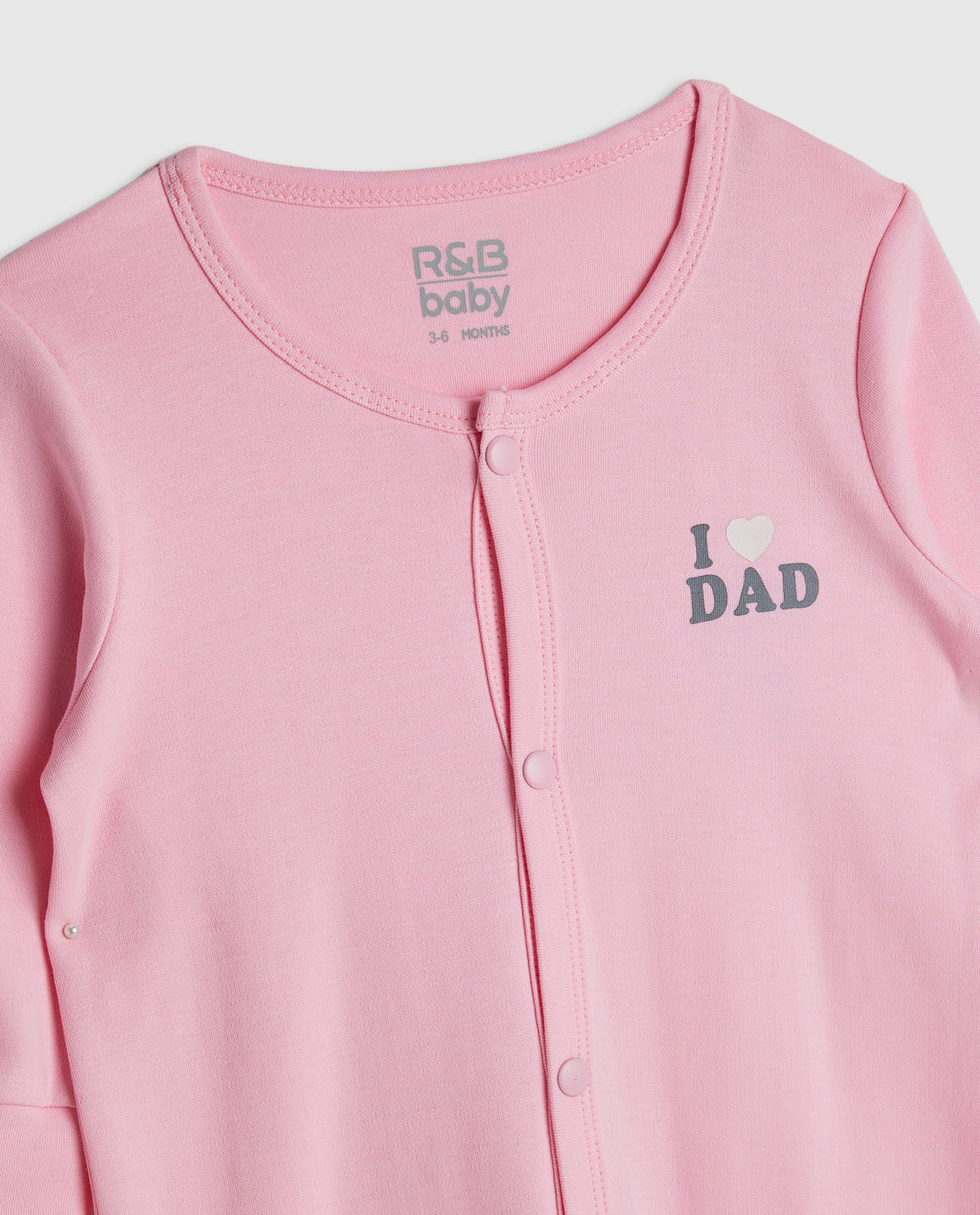 2 Pack Long Sleeves Sleepsuits