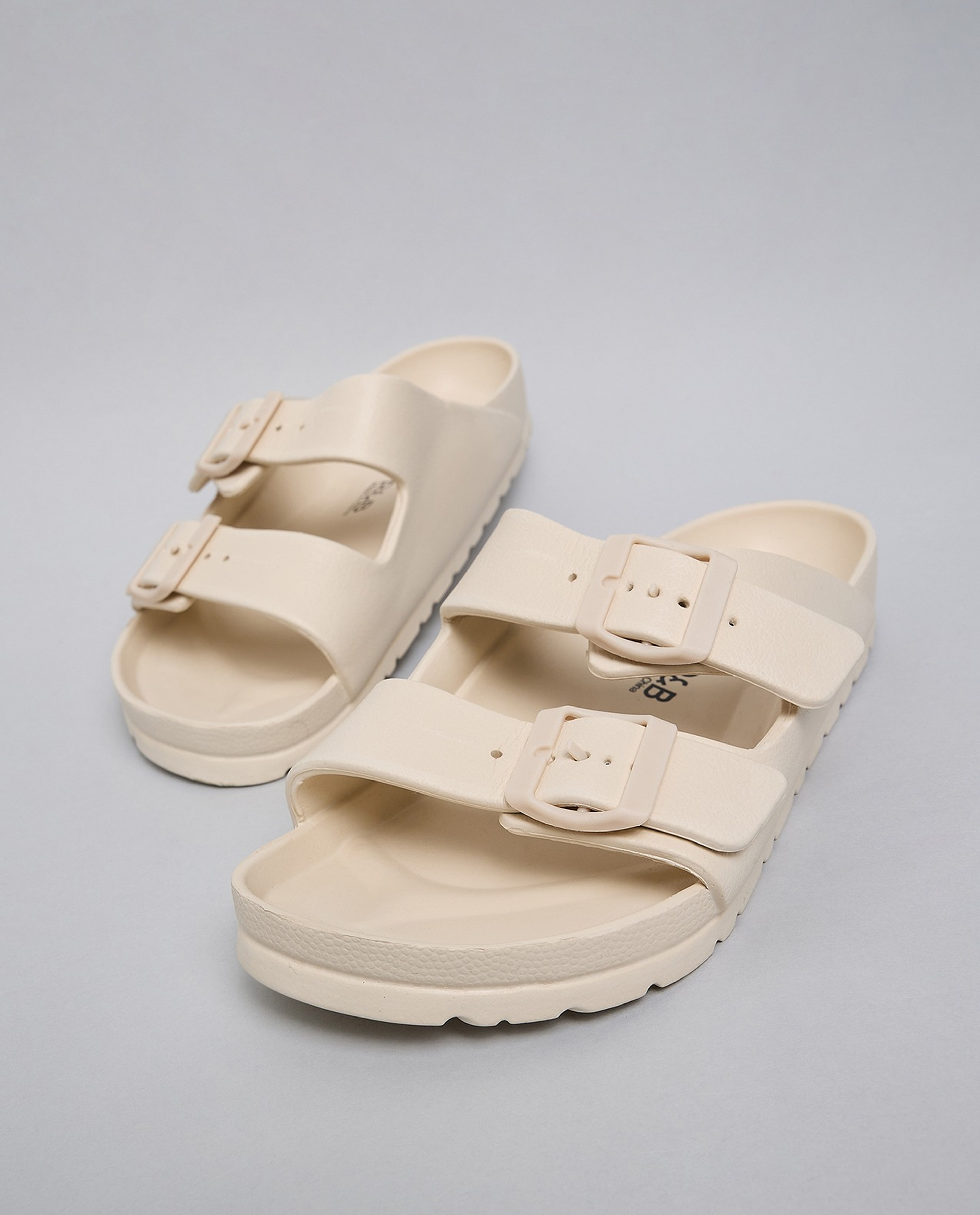 Solid Double Strap Slides