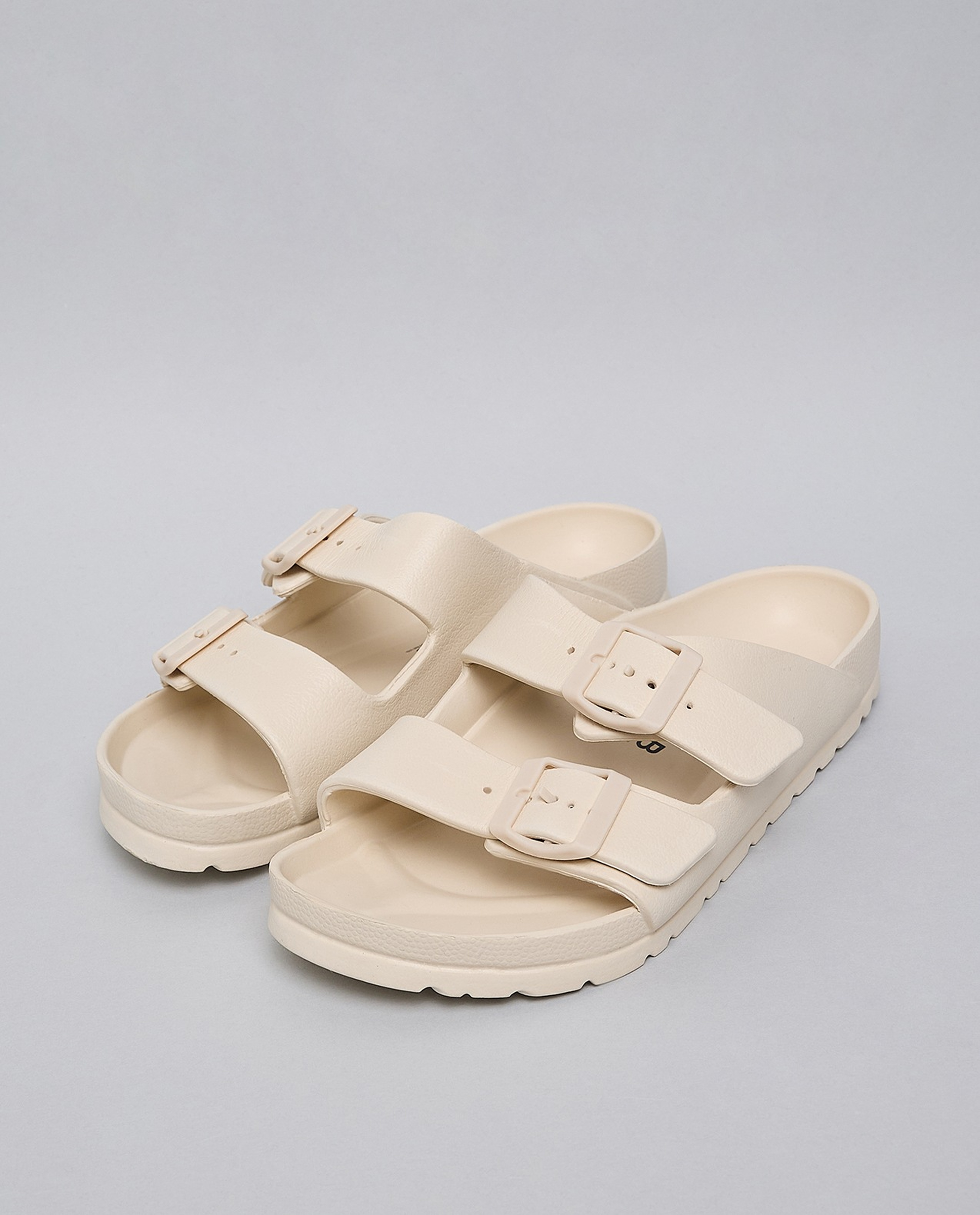 Solid Double Strap Slides