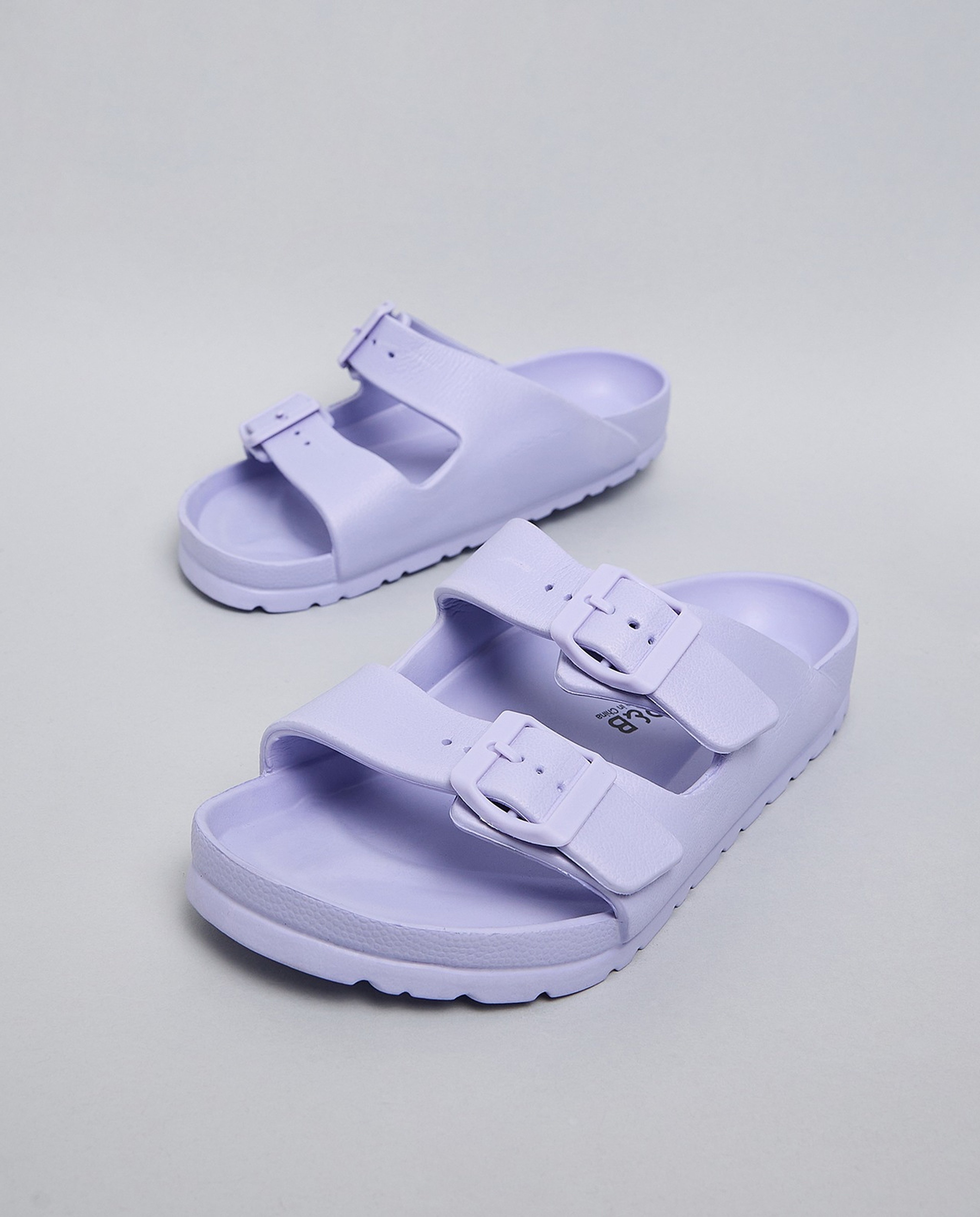 Solid Double Strap Slides