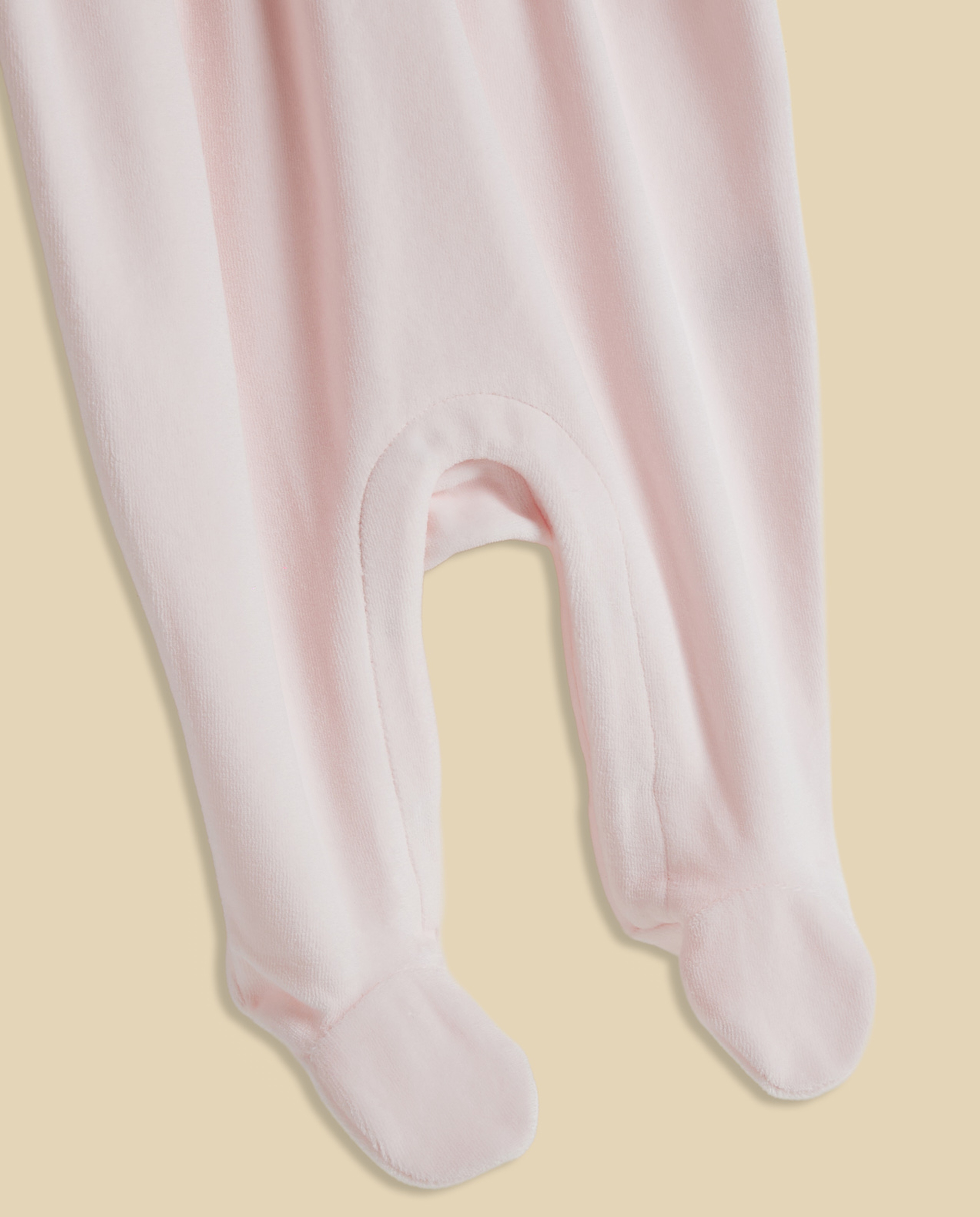 Color Block Footed Sleepsuit